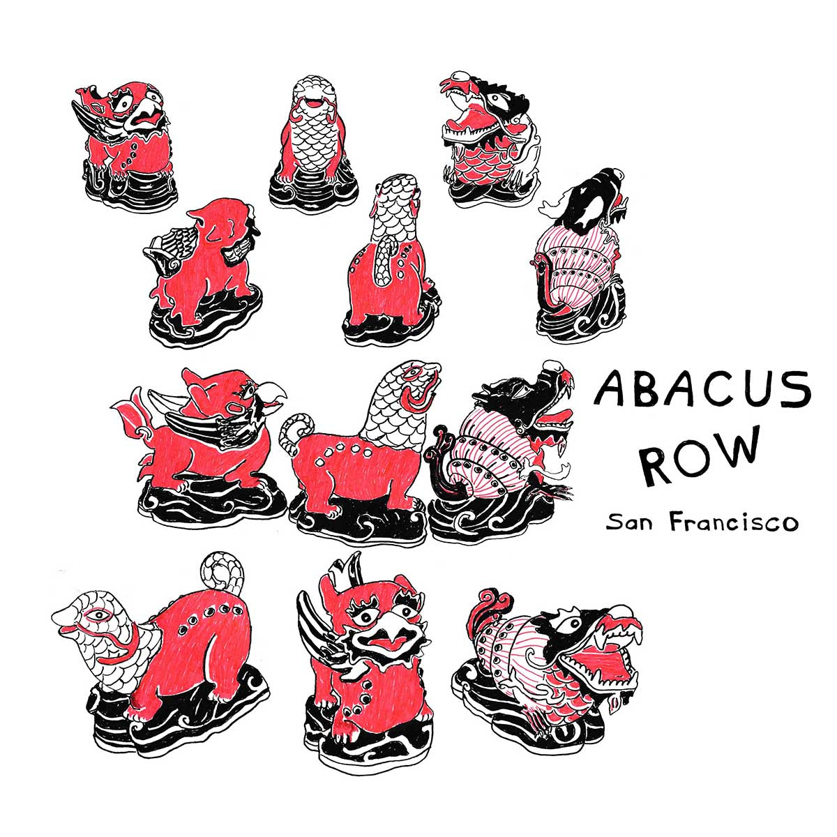 Three Harmony Animals Tee