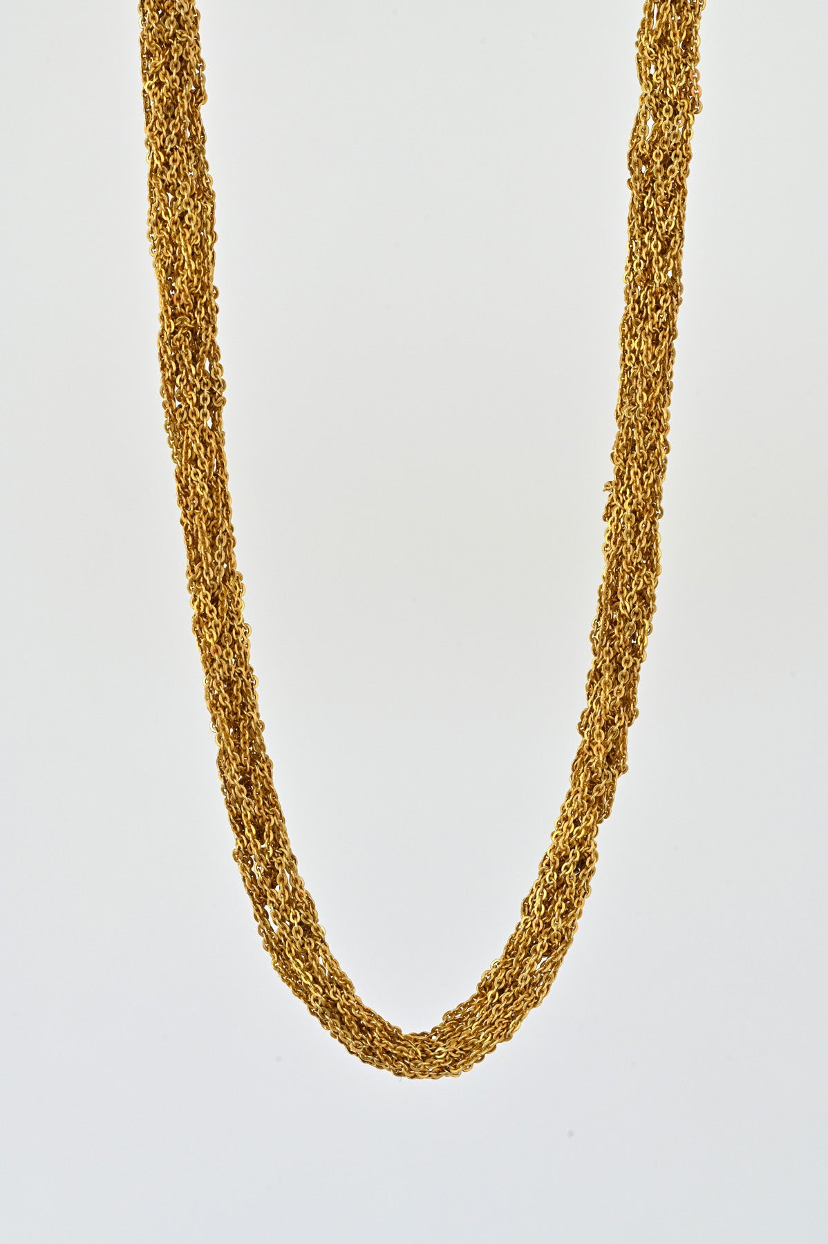 Large Gold Pipette Necklace by Arielle de Pinto at Abacus Row Handmade Jewelry
