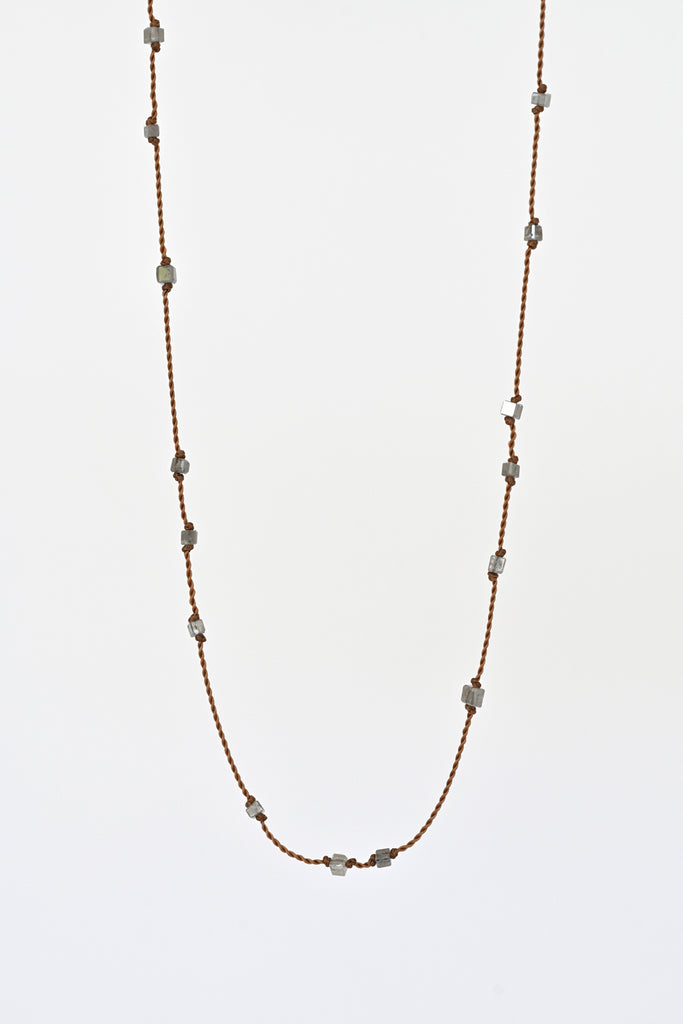 Diamonds Necklace by Margaret Solow at Abacus Row Handmade Jewelry