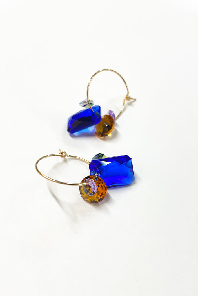 Sweet Pea Earrings No23 in the Garden Collection at Abacus Row Jewelry