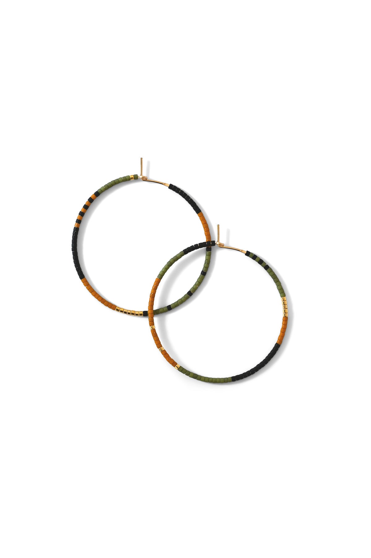 Large Delfi Hoop Earrings in Knoll by Abacus Row Handmade Jewelry