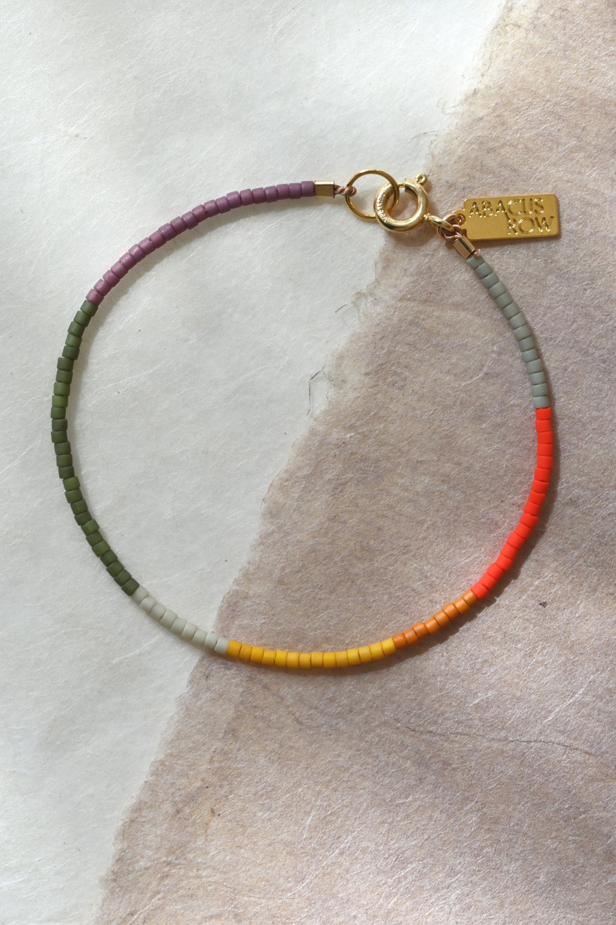 Desert Sun Bracelet styled at Abacus Row handmade jewelry