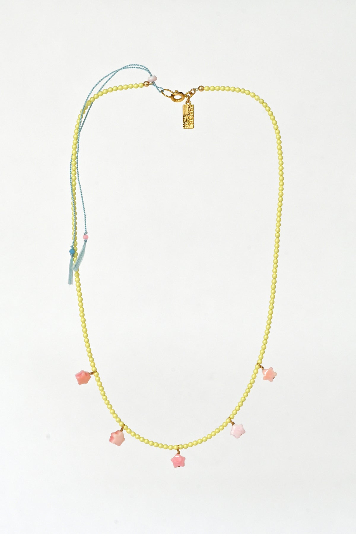 Dream Cloud Yellow 5-star Necklace by Abacus Row Jewelry