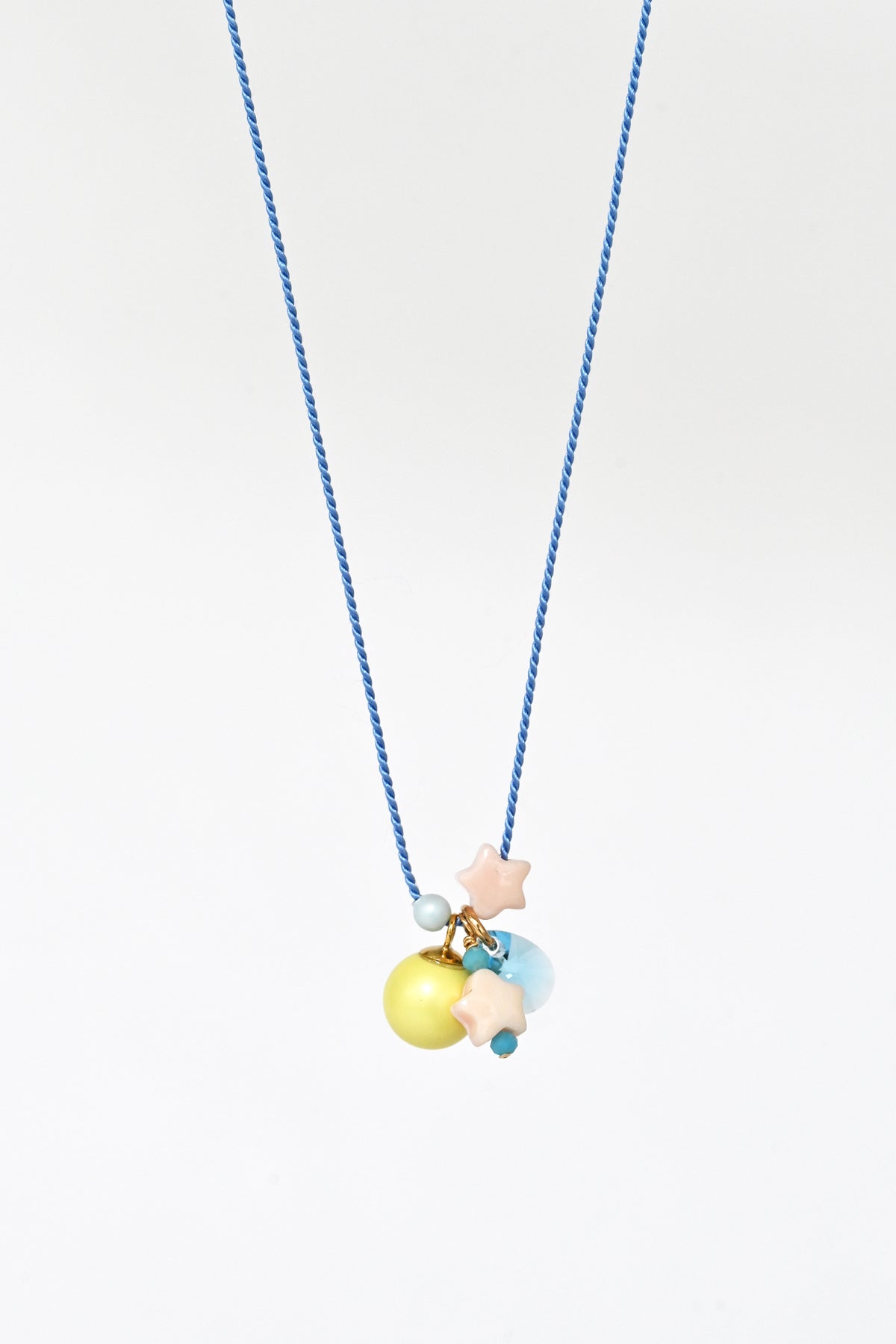 Dream Cloud Wishing Charms Necklace No12 by Abacus Row Handmade Jewelry