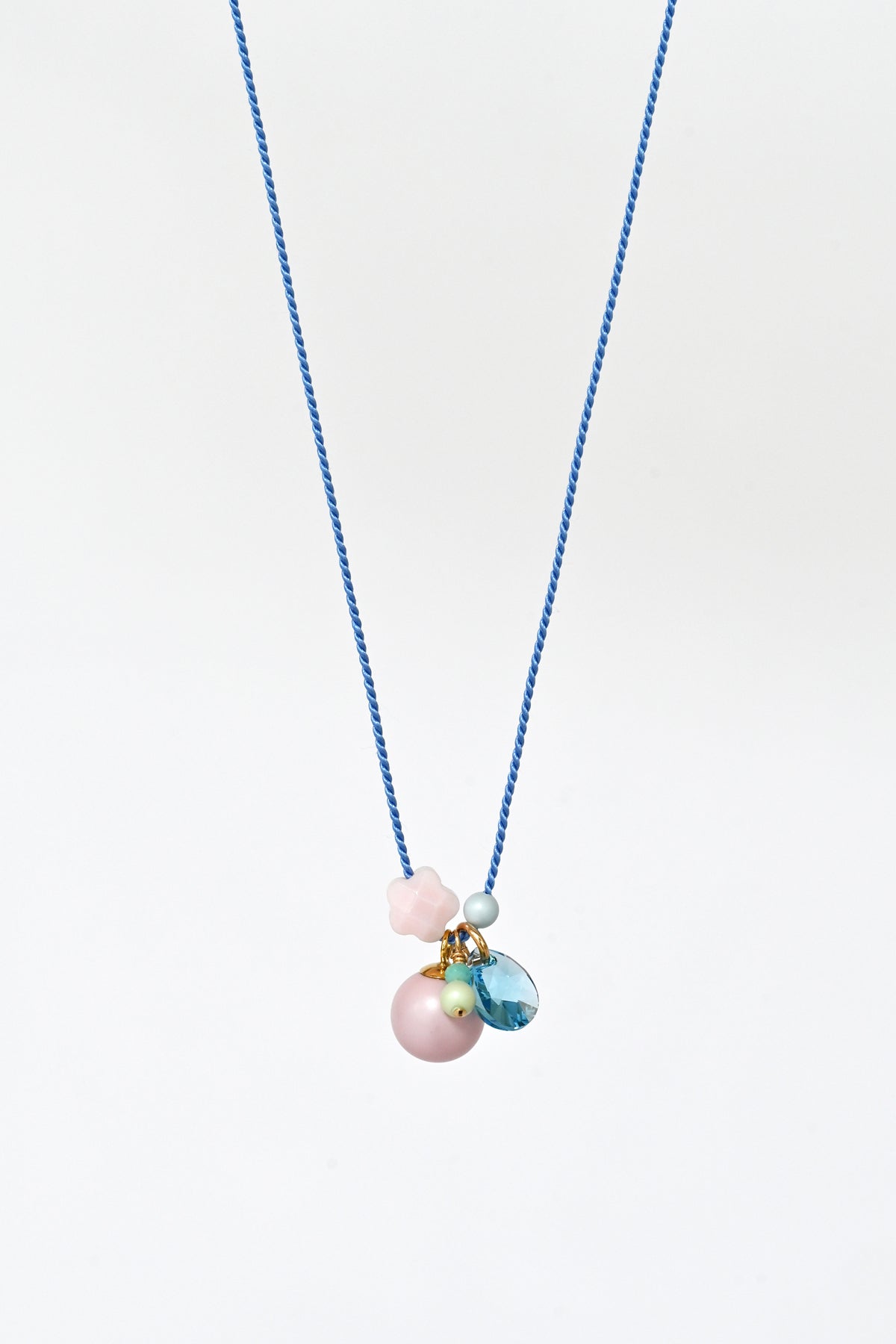 Dream Cloud Wishing Charms Necklace No15 by Abacus Row Handmade Jewelry