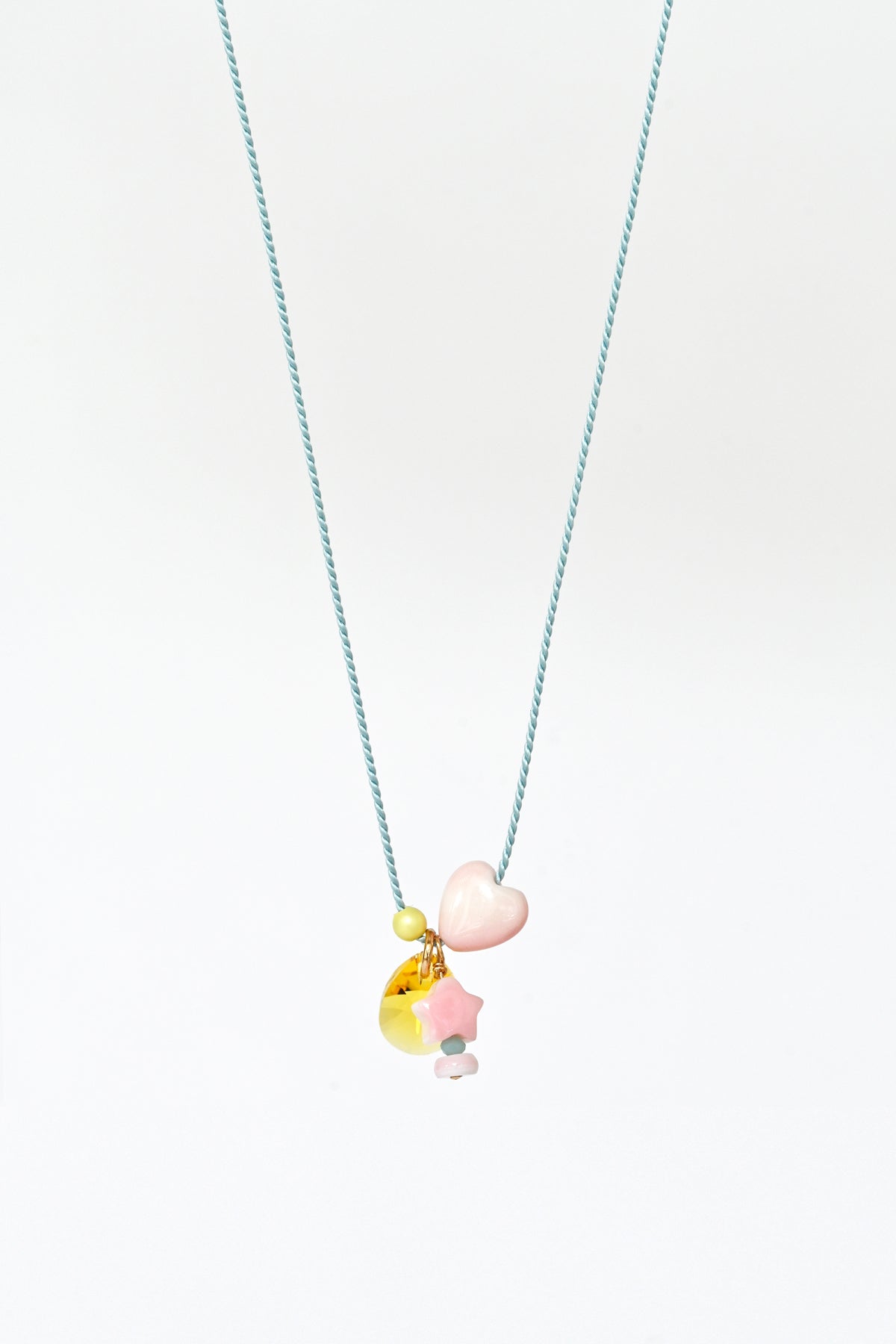 Dream Cloud Wishing Charms Necklace No16 by Abacus Row Handmade Jewelry