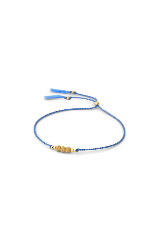 Friendship Bracelet No.1 in Sky blue by Abacus Row Handmade Jewelry