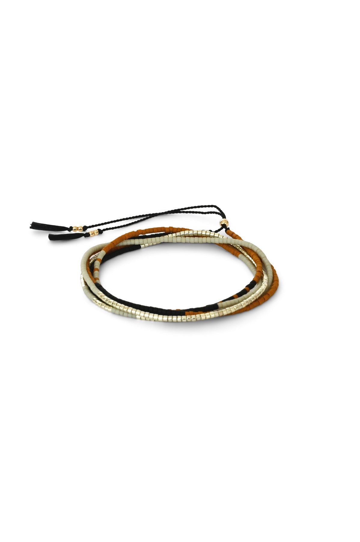Kego Bracelet Wrap in Tundra by Abacus Row Handmade Jewelry