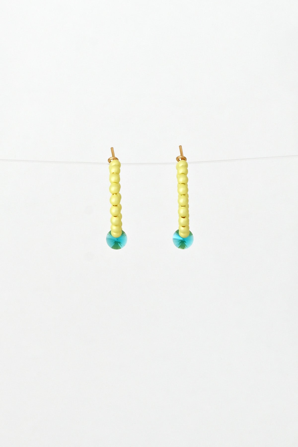 Little Moon Earrings in Clarity at Abacus Row Handmade Jewelry