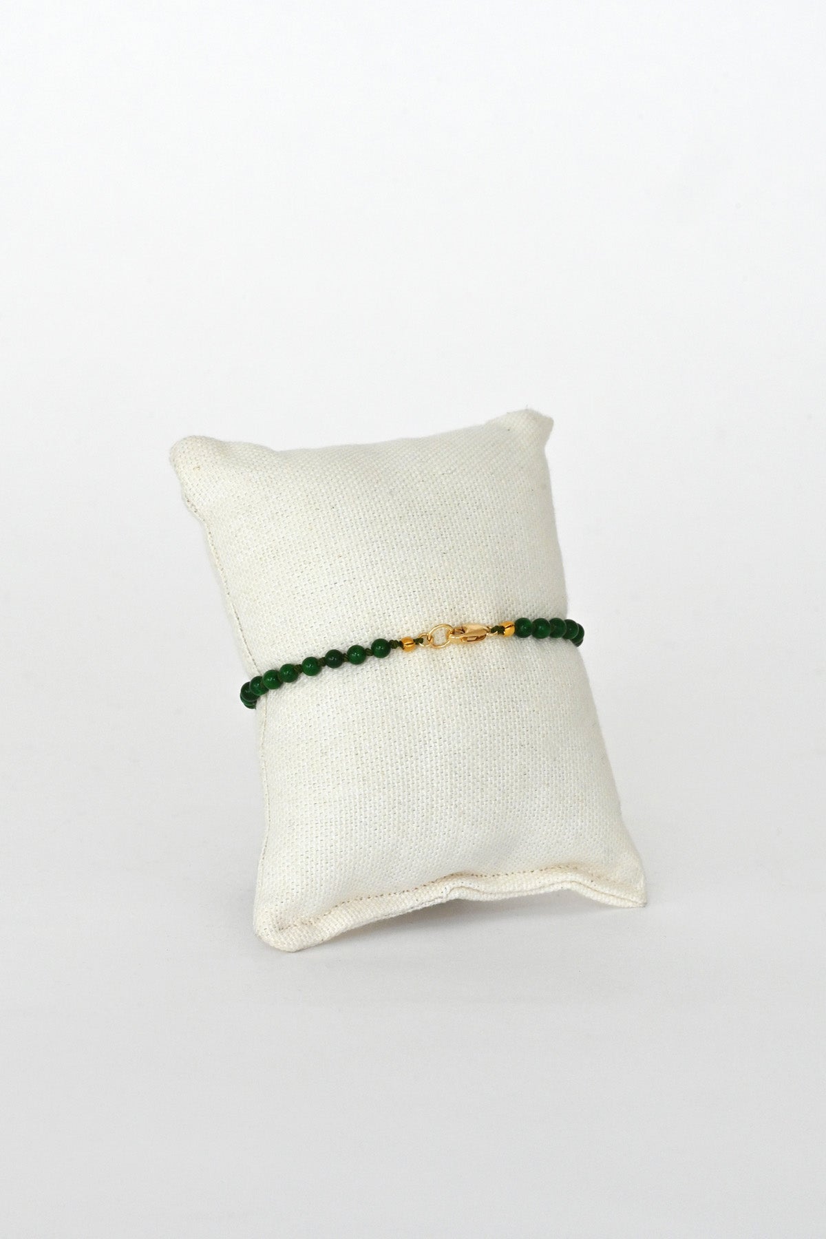 Mai Beaded Jade Bracelet No.1 back at Abacus Row Handmade Jewelry