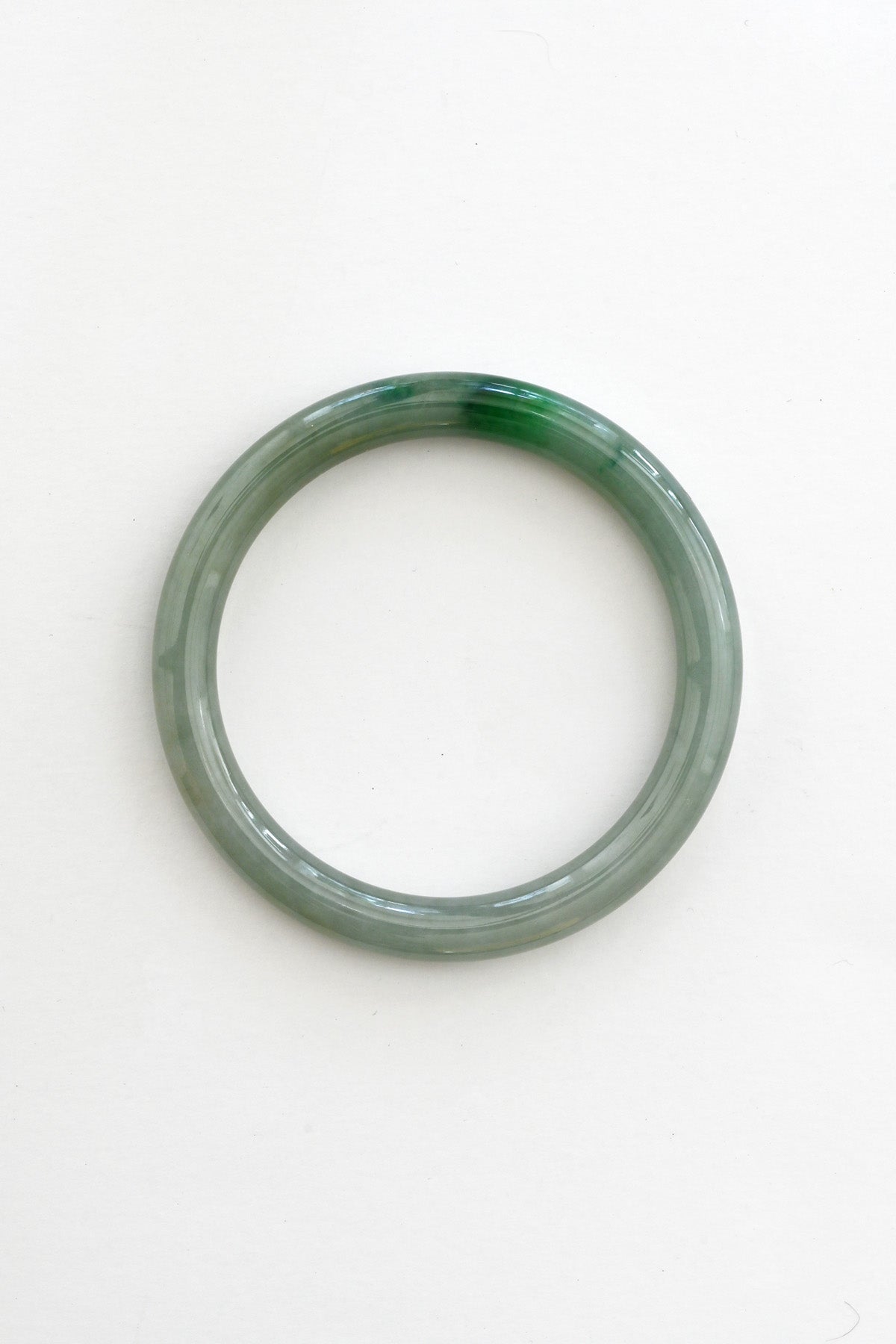 Mai Jade Bangle No.31 at Abacus Row Handmade Jewelry