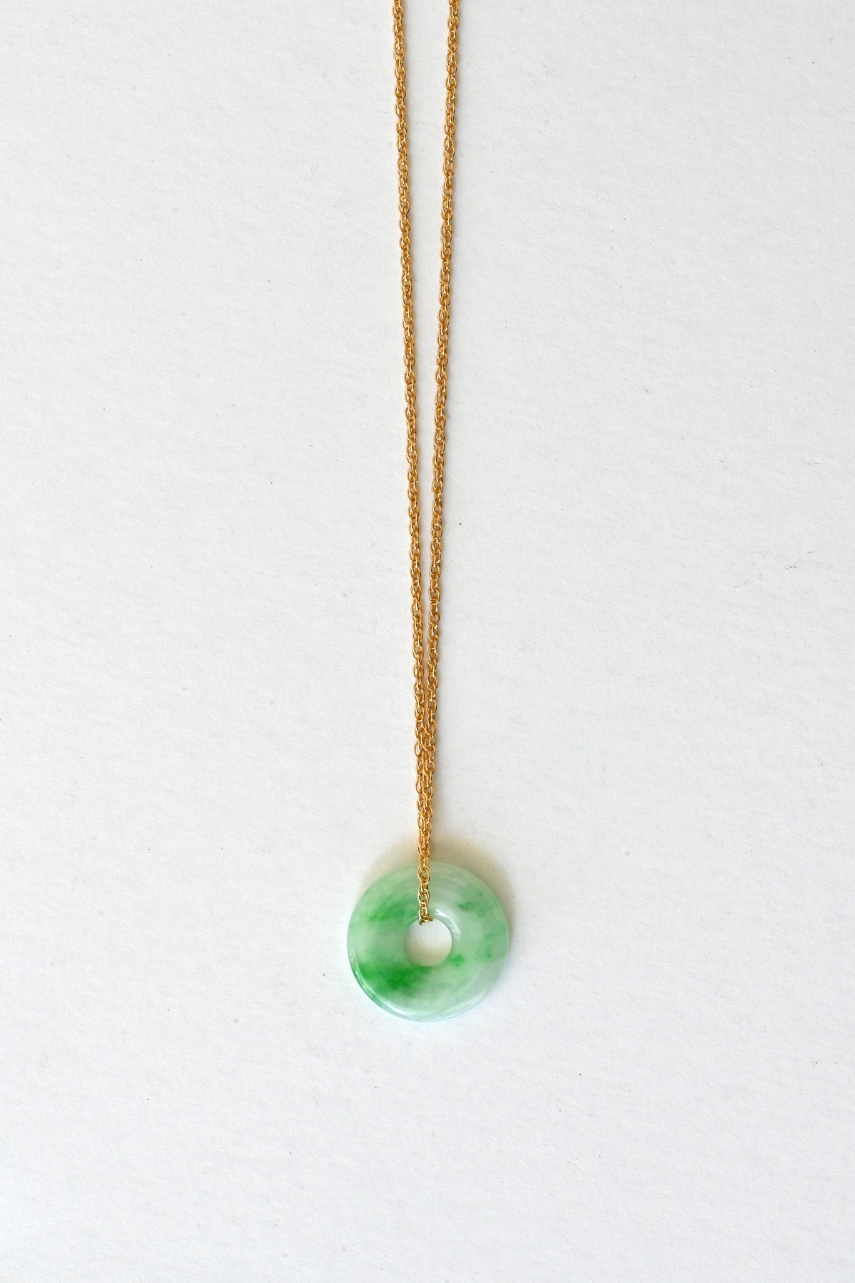Ping An Kou Jade Pendant Necklace No.12 at Abacus Row Handmade Jewelry