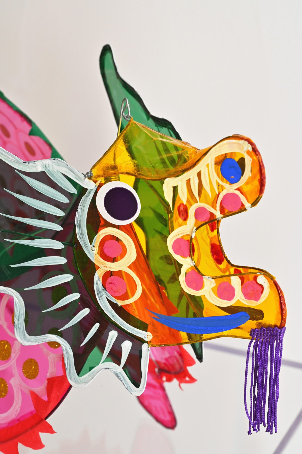 Detail of Large Dragon Lantern at Abacus Row Handmade Jewelry