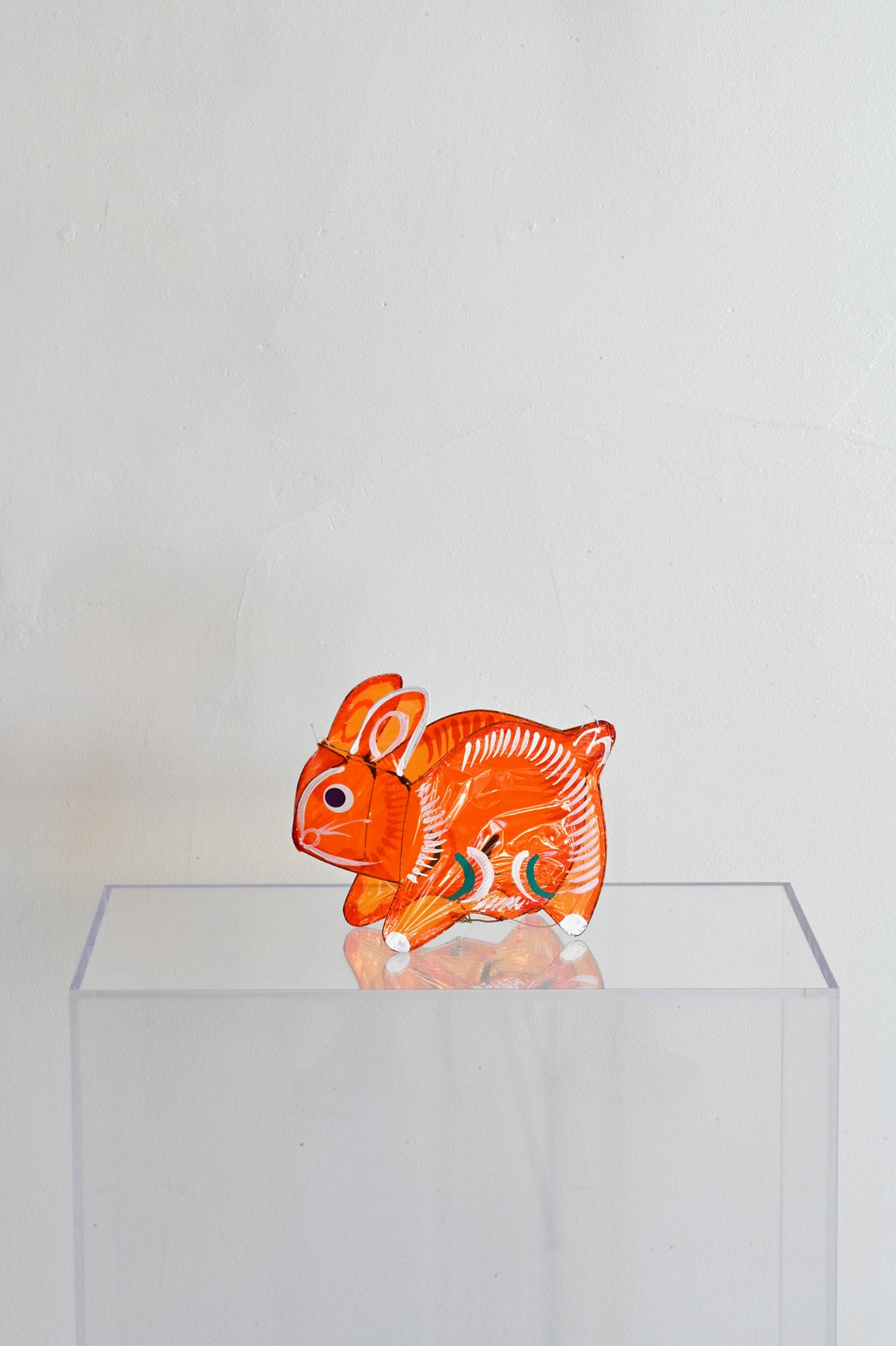Orange Mini Rabbit Lantern at Abacus Row Handmade Jewelry