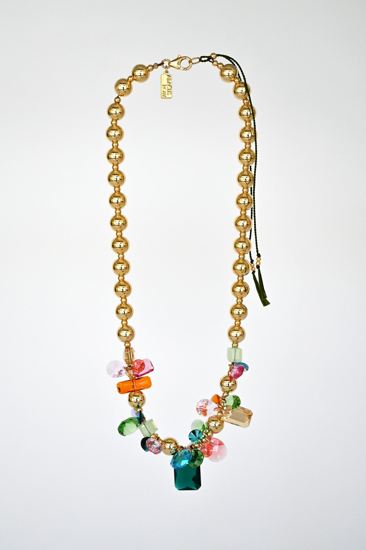 Moon Flower Necklace No.12 Garden Collection at Abacus Row Handmade Jewelry