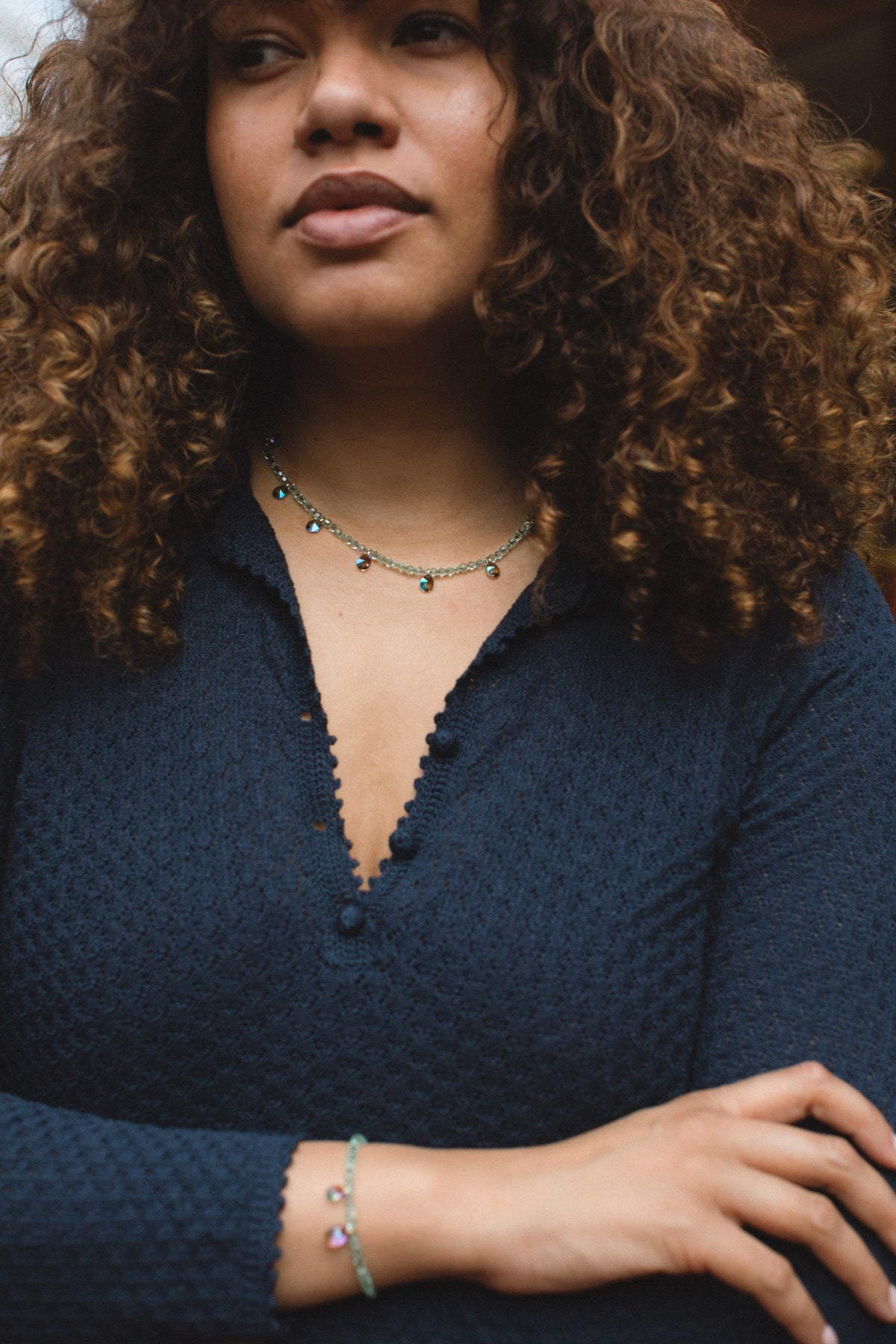 Limited Edition Moonlight Necklace at Abacus Row Handmade Jewelry