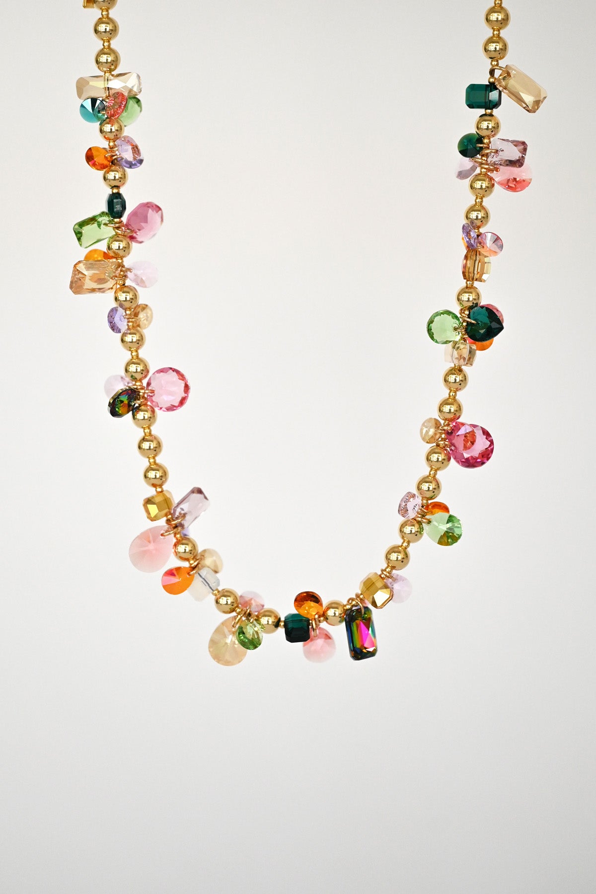Superbloom Necklace No12 detail in the Garden Collection at Abacus Row Handmade Jewelry
