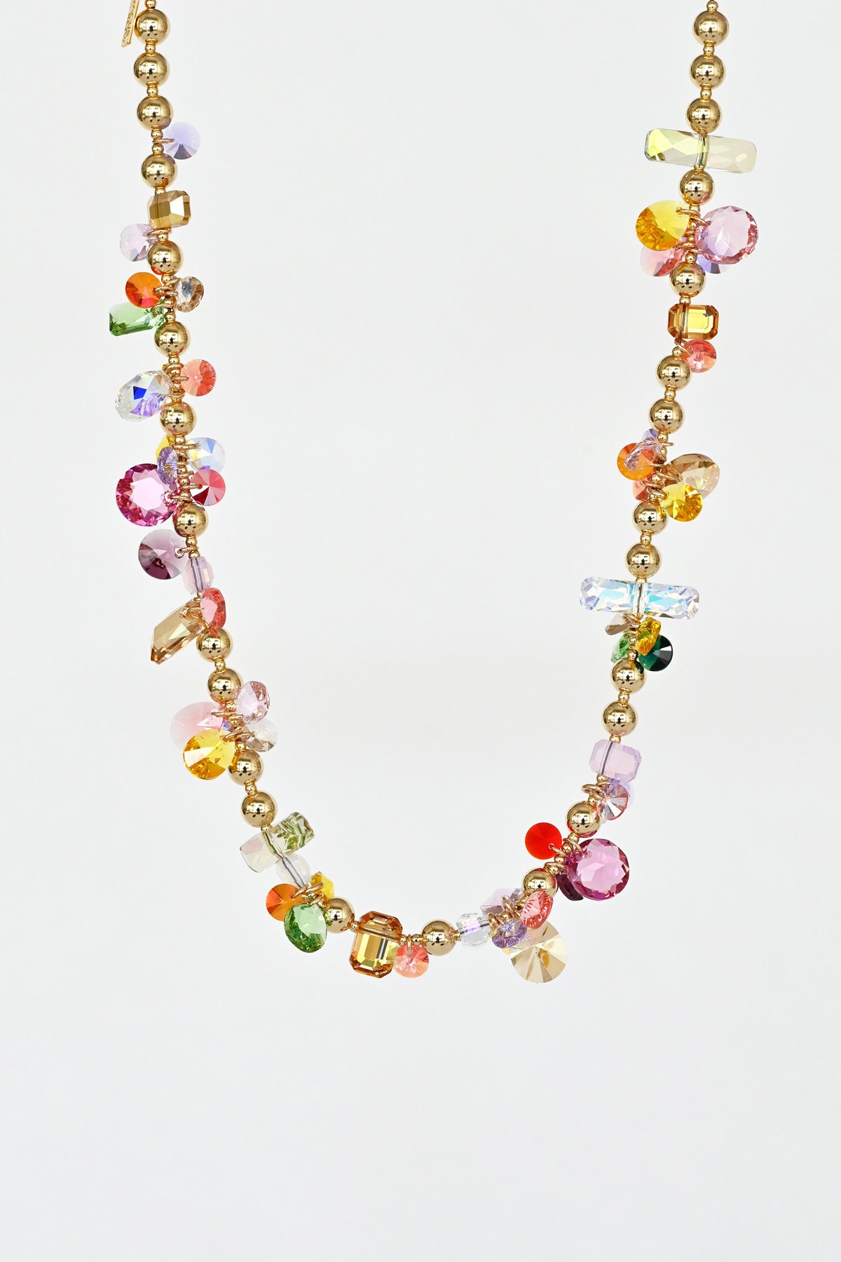 Superbloom Necklace No6 detail in the Garden Collection at Abacus Row Jewelry