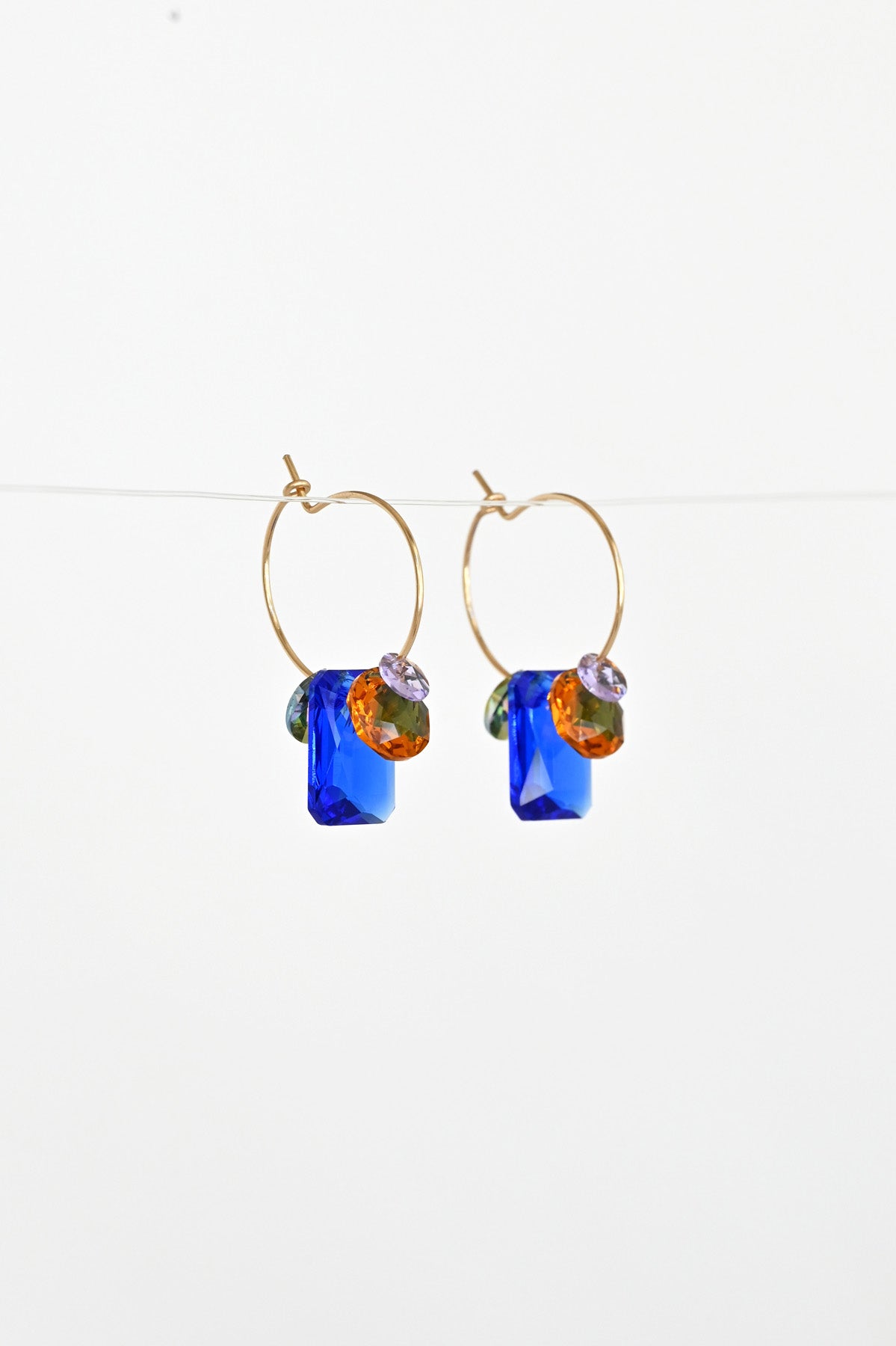 Sweet Pea Earrings No23 in the Garden Collection at Abacus Row Jewelry