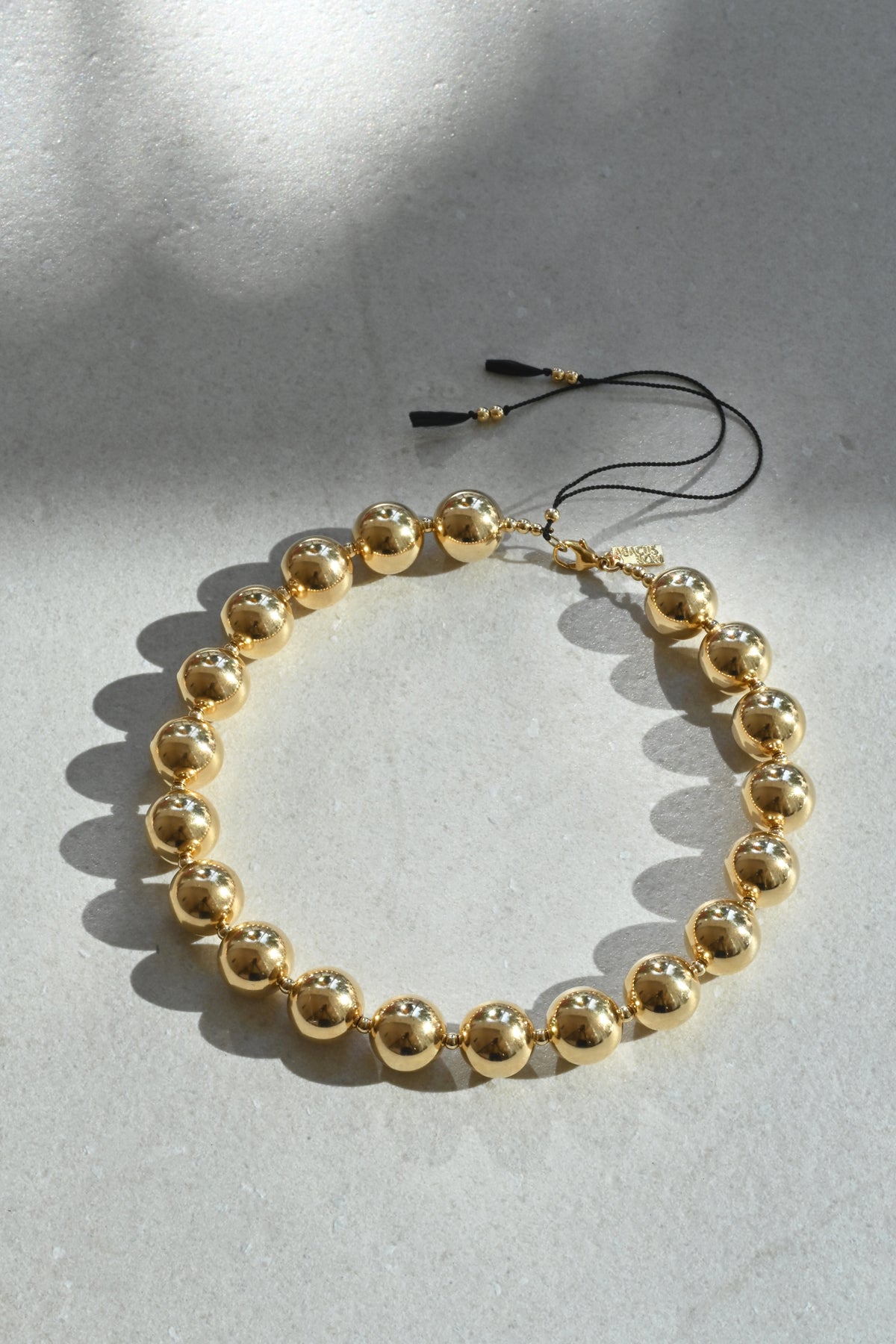 Sultry Yuan Yuan Necklace with Black Tassels by Abacus Row Handmade Jewelry