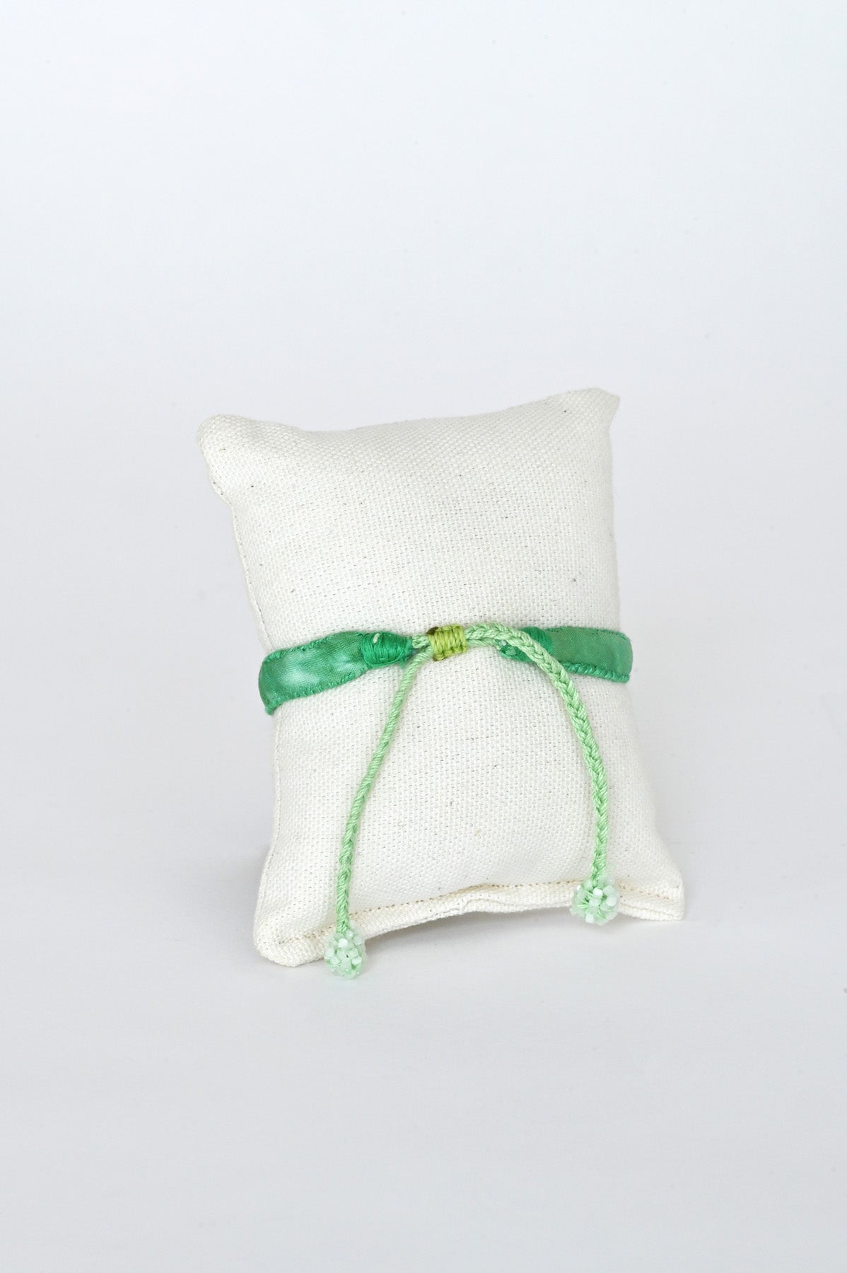One-of-a-kind Embroidered Bracelet closure by Antomoon at Abacus Row Handmade Jewelry