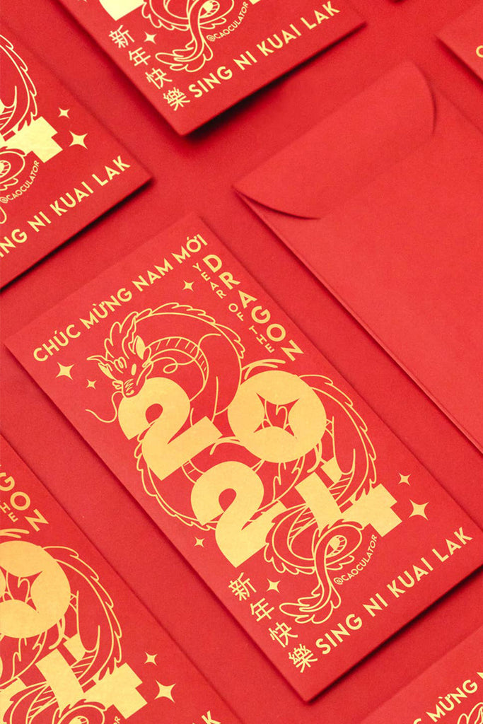 Lunar New Year Envelopes by Caoculator at Abacus Row Jewelry