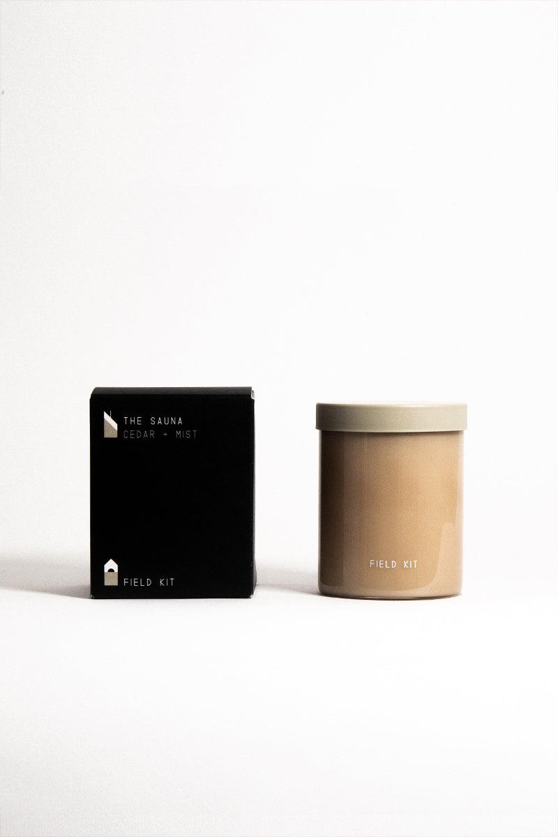 The Sauna Candle by Field Kit at Abacus Row Handmade Jewelry