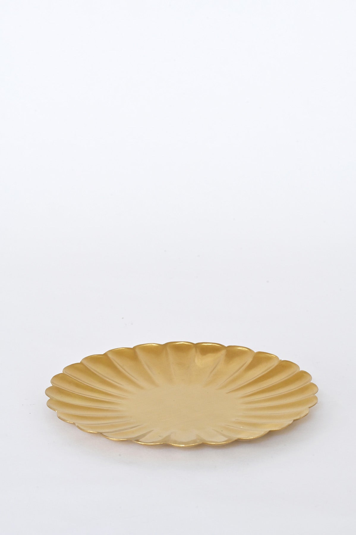 Medium Brass Petal Tray by Fog Linen at Abacus Row Handmade Jewelry
