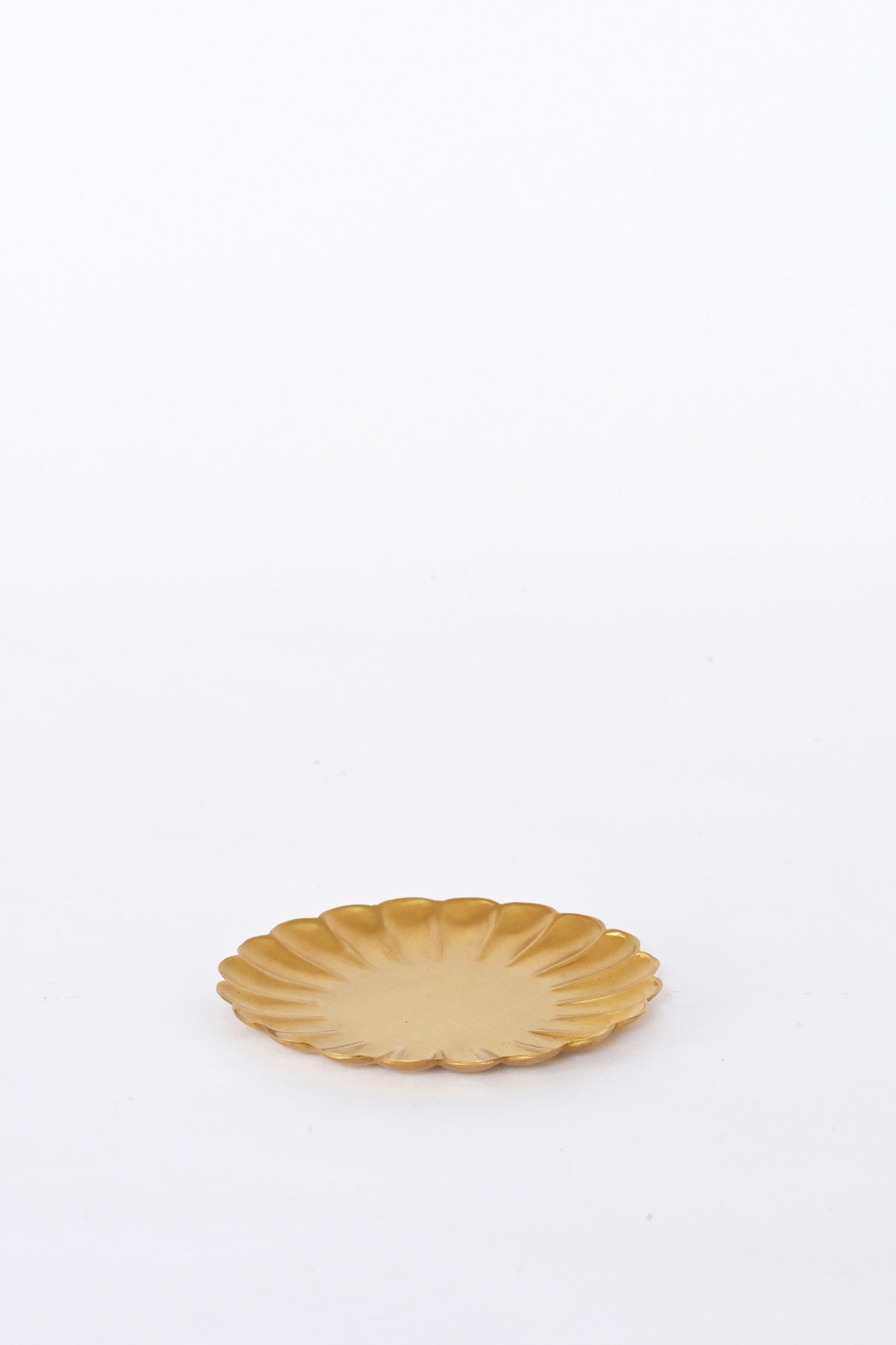 Small Brass Petal Tray by Fog Linen at Abacus Row Handmade Jewelry