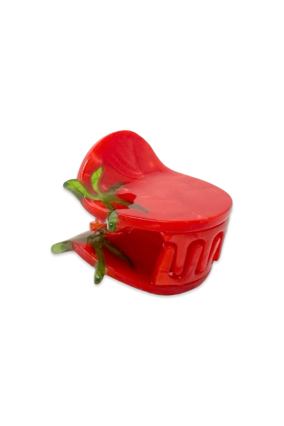 Mini Tomato Hair Claw Clip by Jenny Lemons at Abacus Row Jewelry