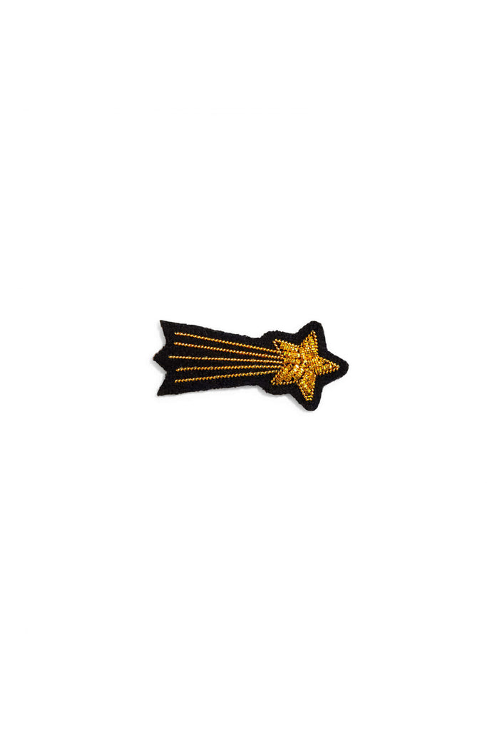 Méliès Shooting Star Brooch by Macon et Lesquoy at Abacus Row Handmade Jewelry