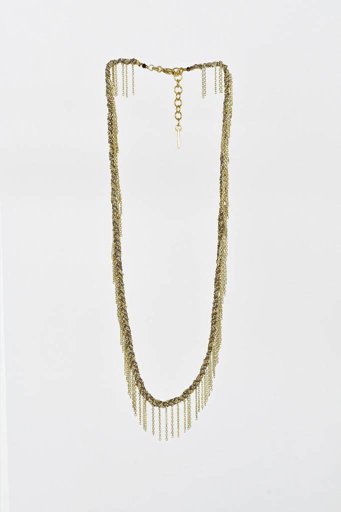 No.550 Gold Grey Necklace