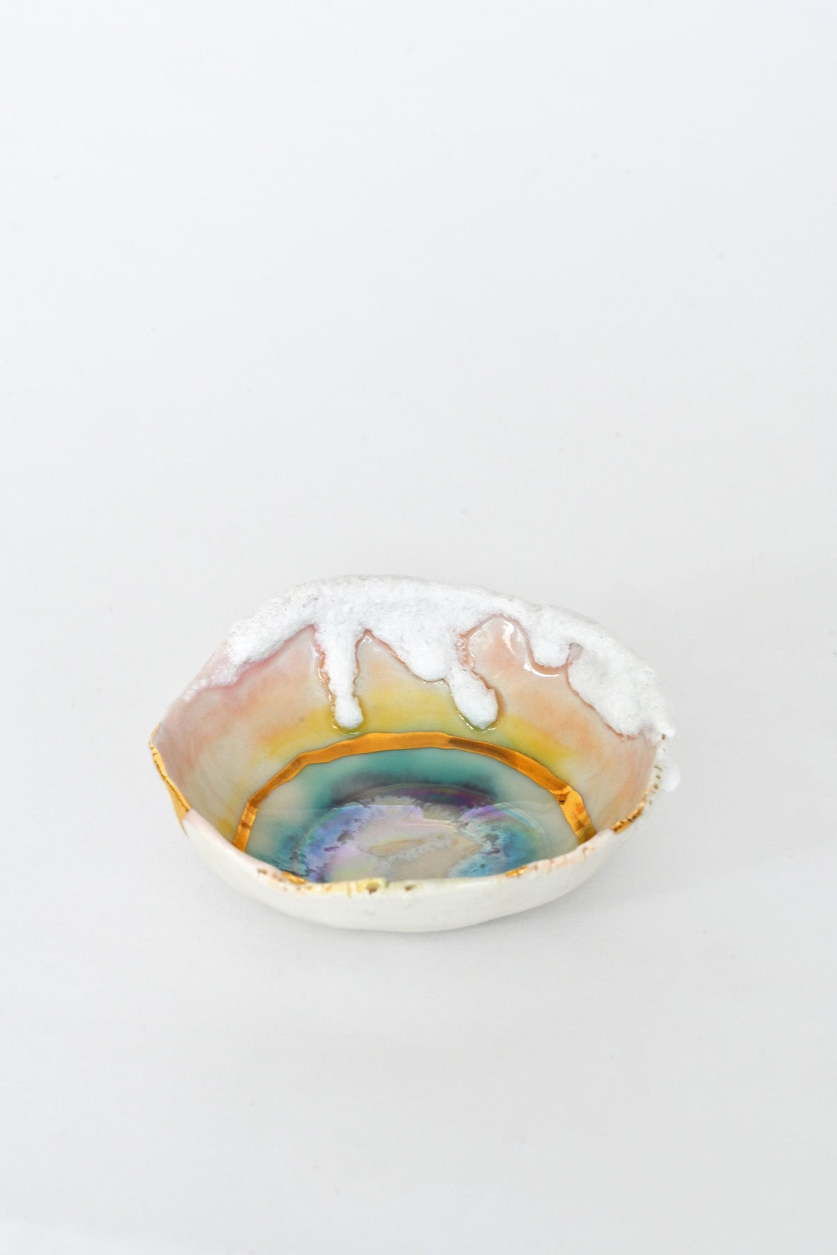 Mini Prism Dish with Cloud by Minh Singer at Abacus Row Handmade Jewelry