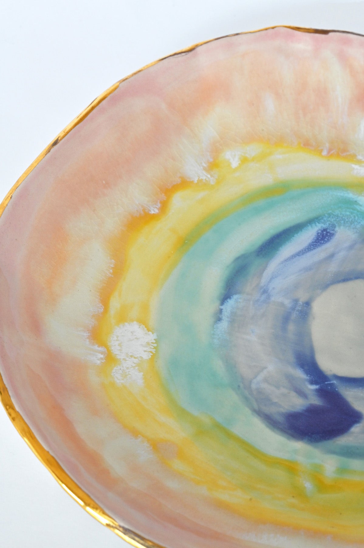 One of a kind Prism Bowl detail by Minh Singer at Abacus Row Handmade Jewelry
