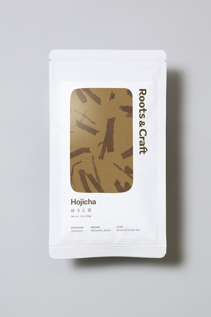 Hojicha Roasted Green Tea by Roots and Craft at Abacus Row Handmade Jewelry