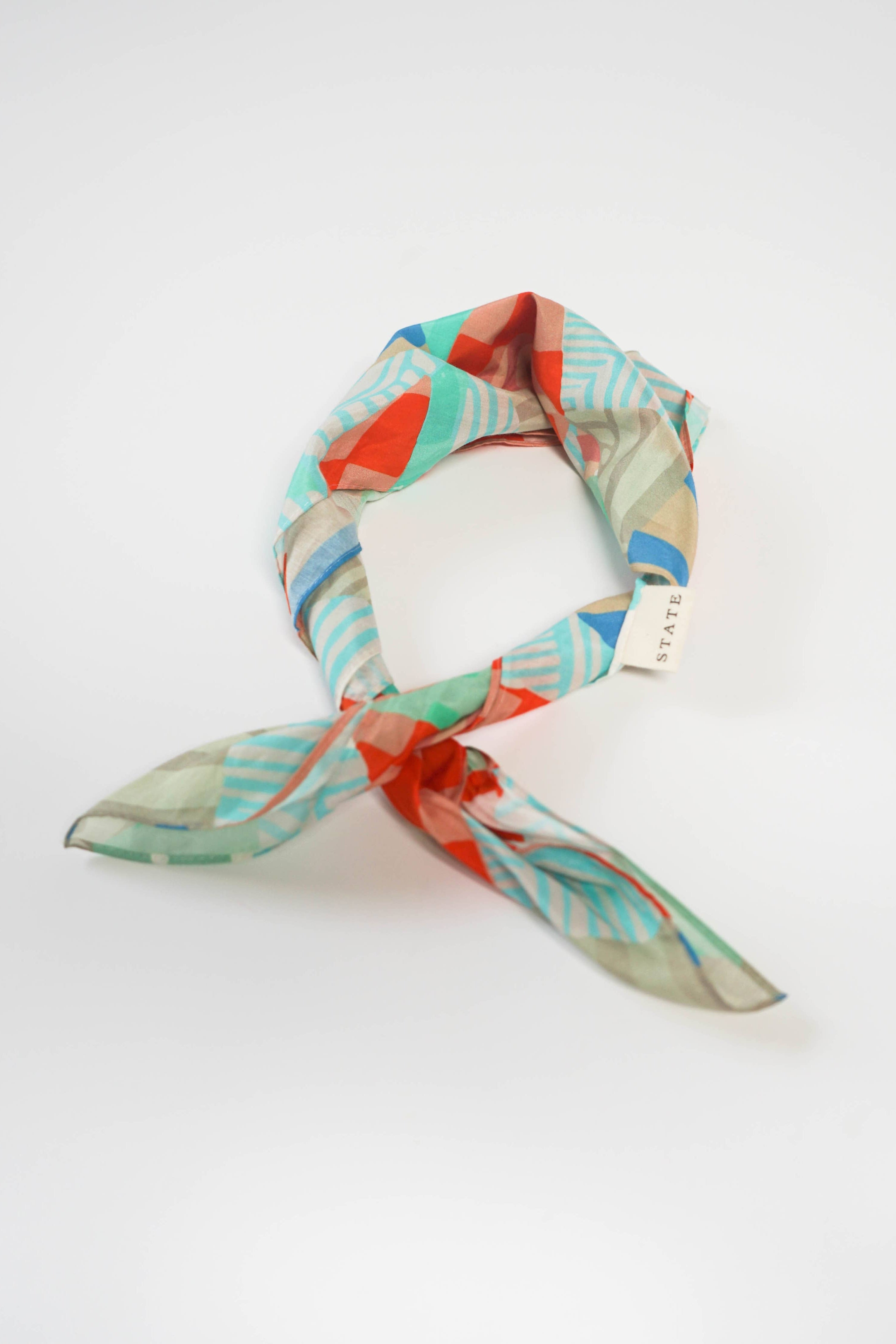 Twisted Painted Quilt Bandana by State The Label at Abacus Row Jewelry