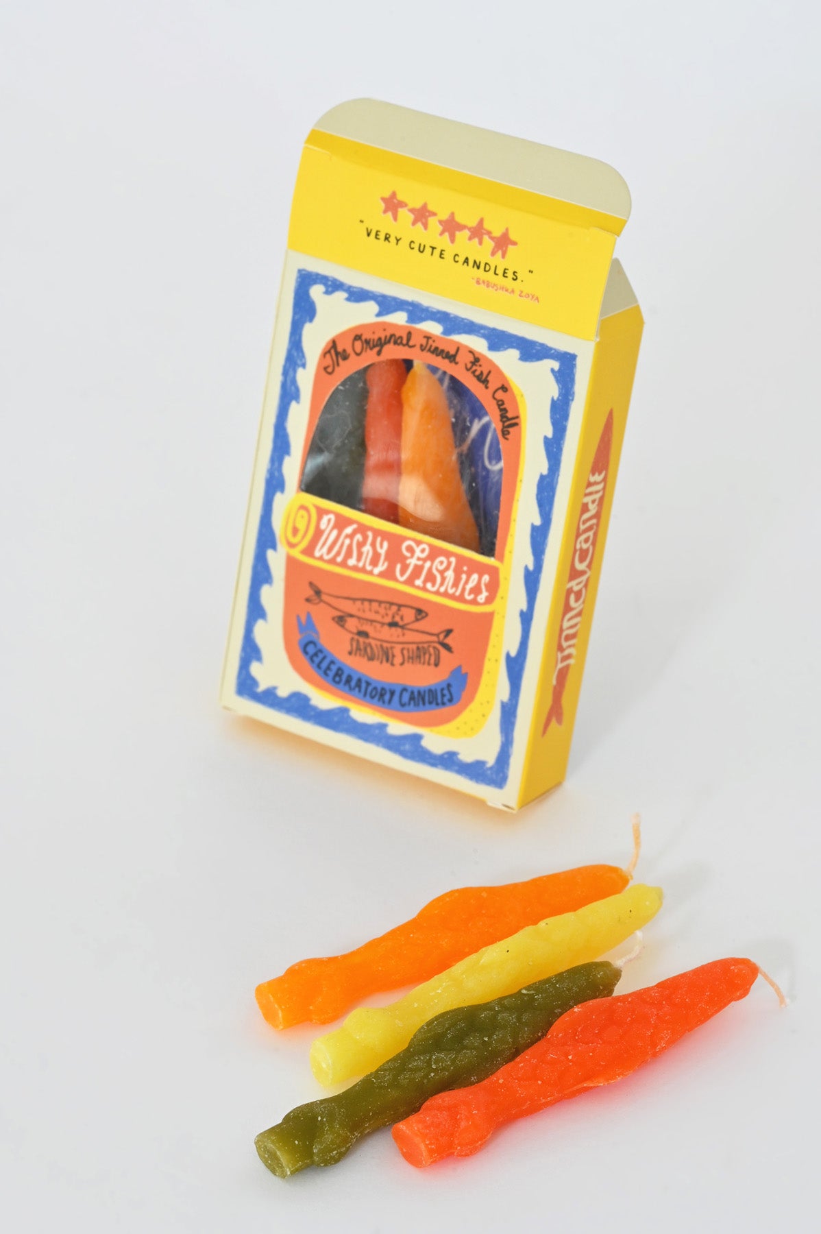 Wishy Fishies Candles by Tinned Candle at Abacus Row