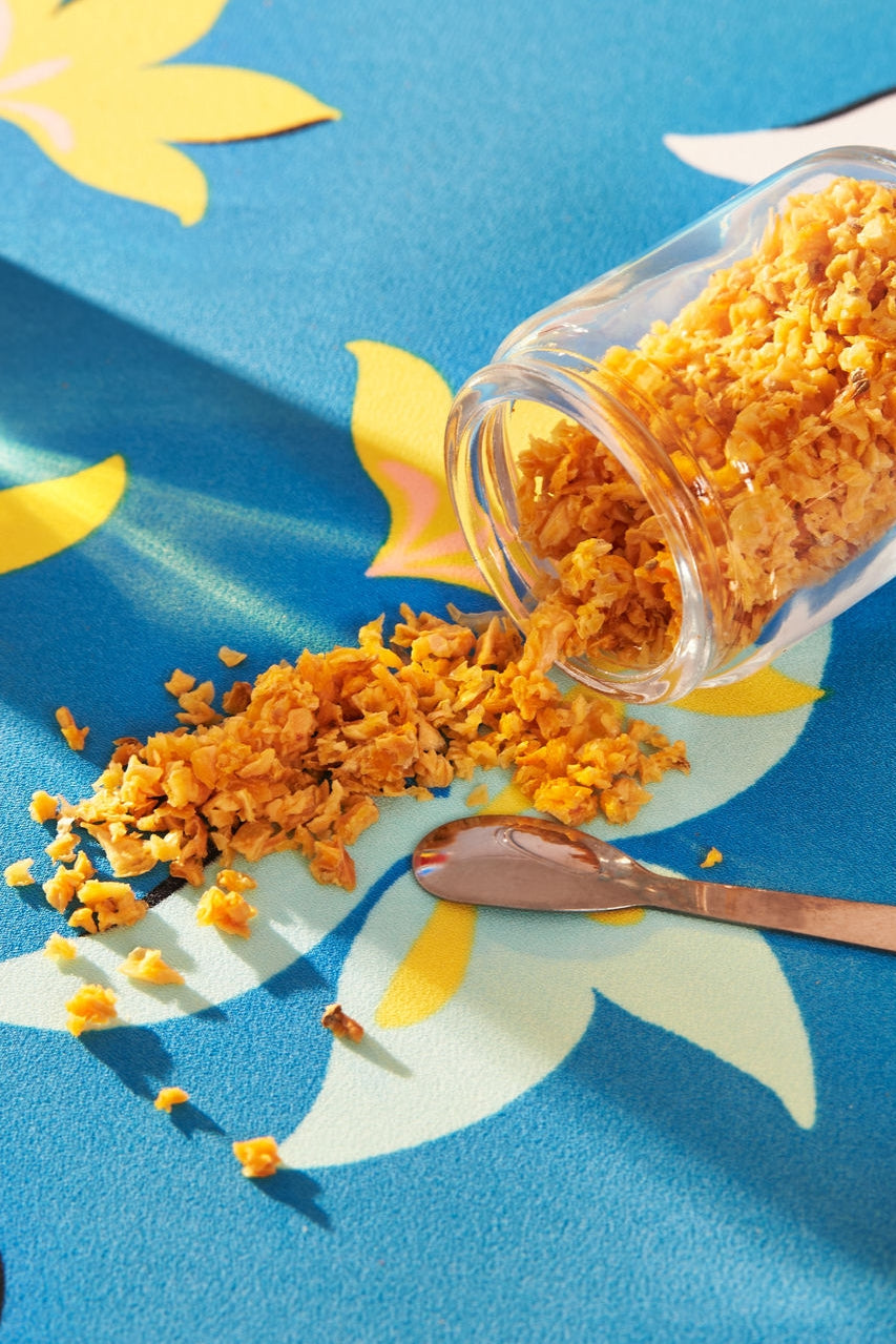 Loose Minced Northern Mountain Garlic by Vân Vân at Abacus Row Handmade Jewelry