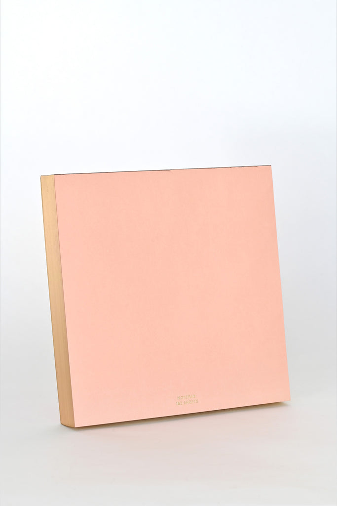 Colorpad, Blush with gold edging - Large Square