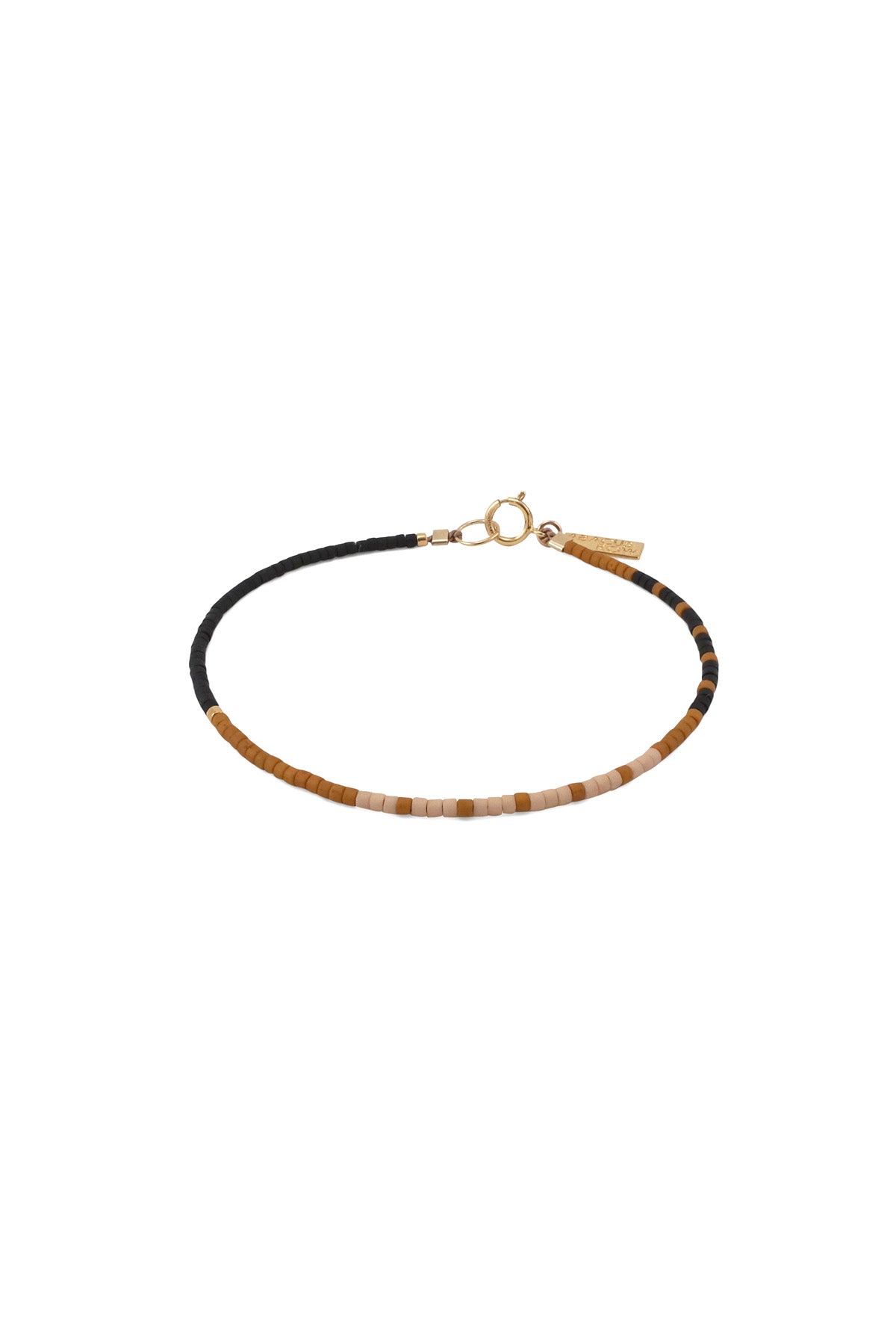 Awatere Bracelet, Pink Clay - Abacus Row Handmade Jewelry