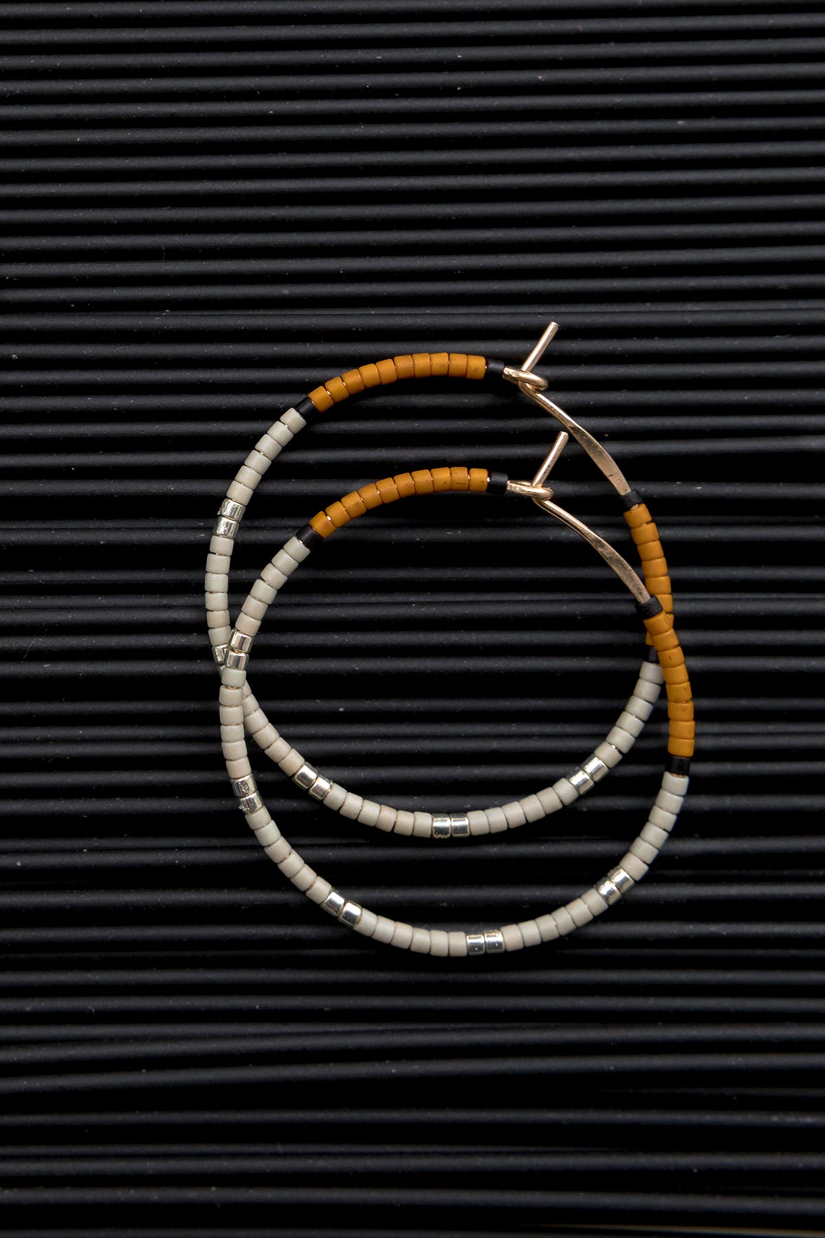 Cerro Earrings, Cloudscape - small - Abacus Row Handmade Jewelry