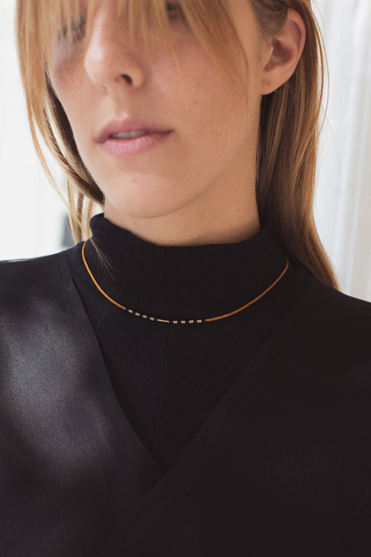 Sobral Necklace, Cloudscape - Abacus Row Handmade Jewelry