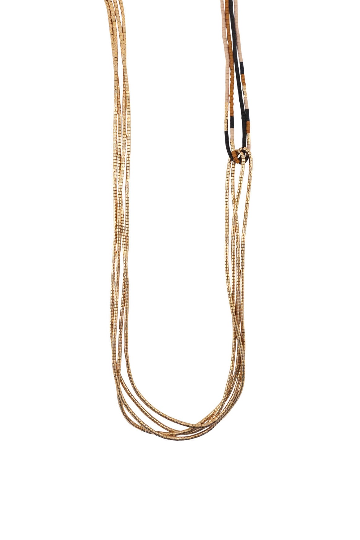 Baikal Necklace, Pink Clay - Abacus Row Handmade Jewelry