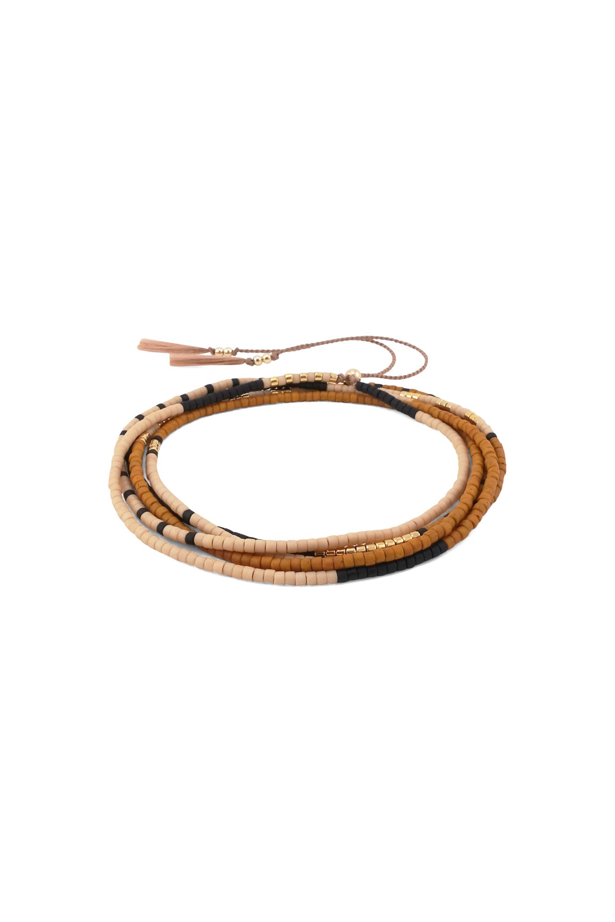Kego Wrap, Pink Clay - Handmade Jewelry