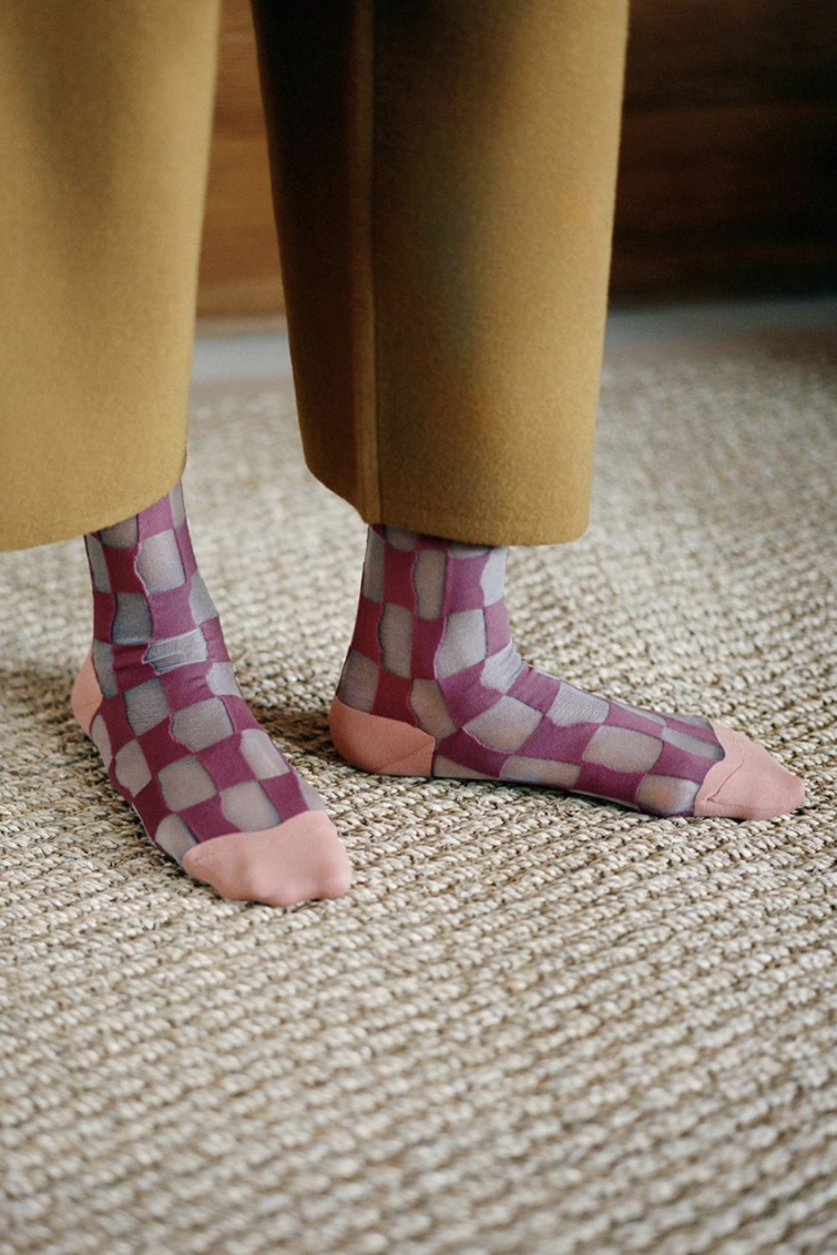 Hansel from Basel Petits Chucks Sheer Crew Socks