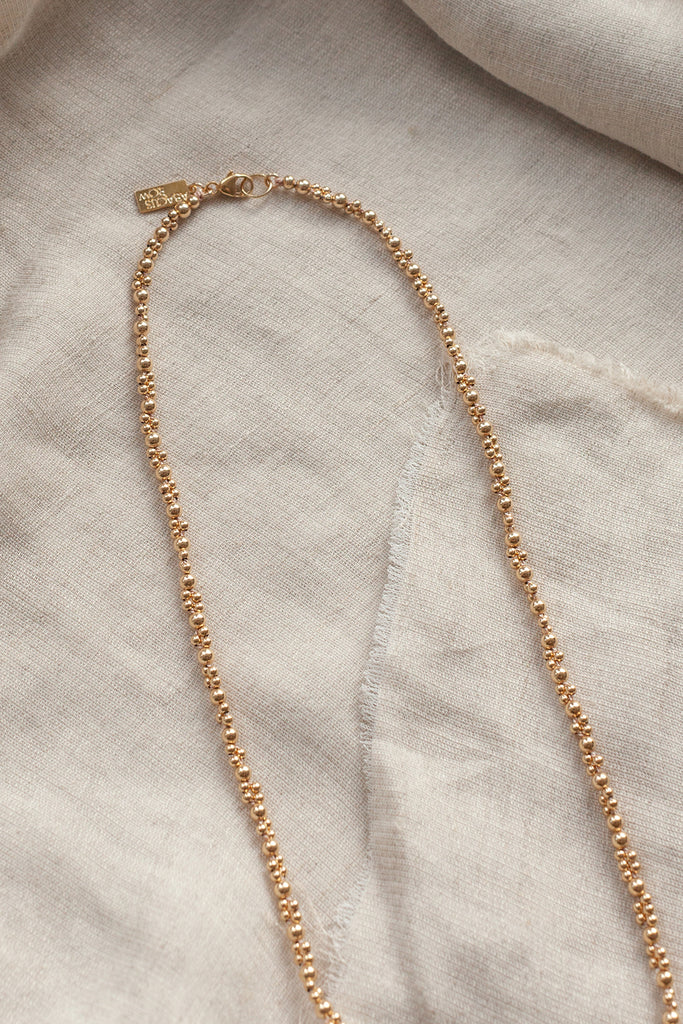 Leo Necklace detail - Abacus Row Handmade Jewelry