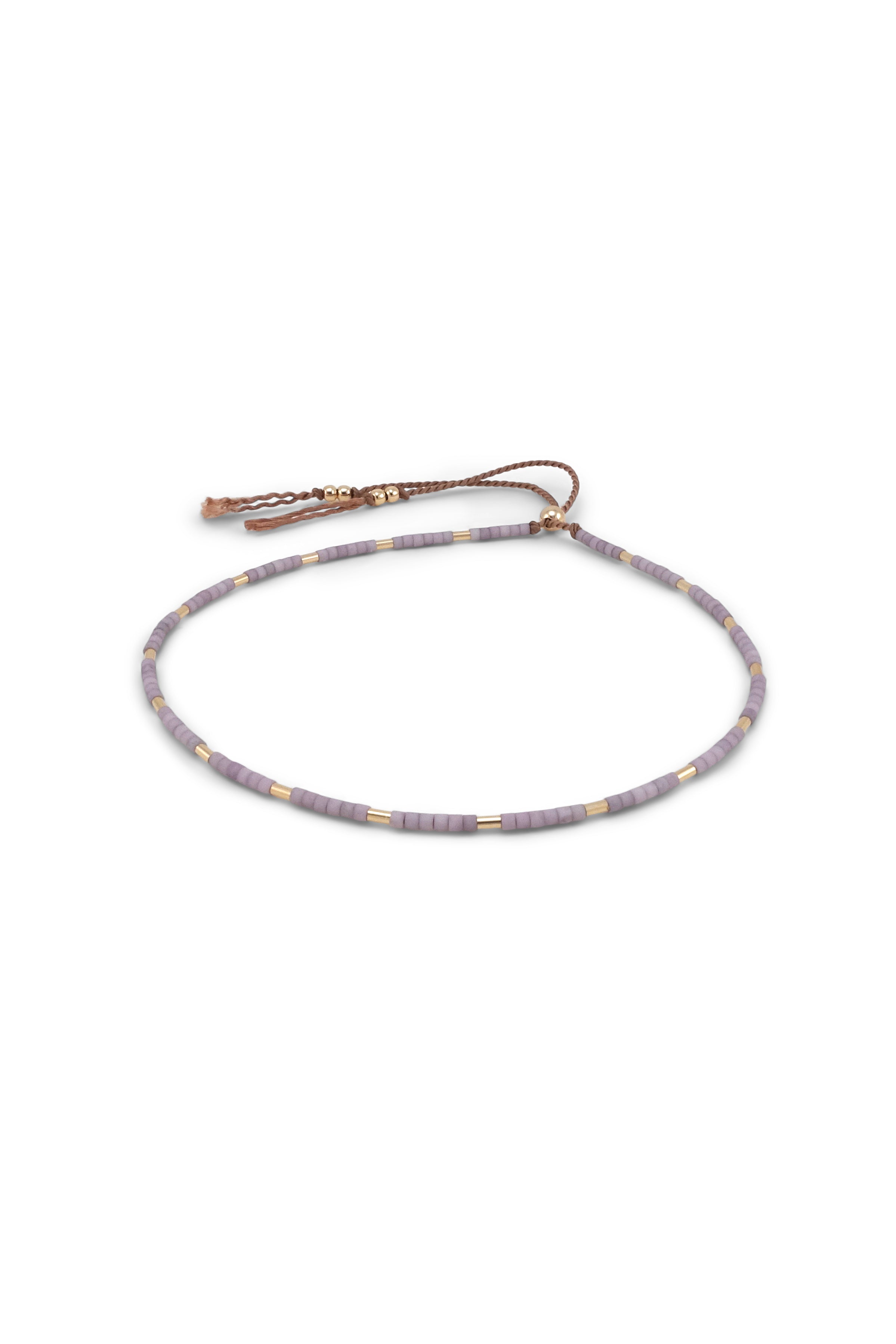 Thebe Bracelet in Wisteria by Abacus Row Handmade Jewelry