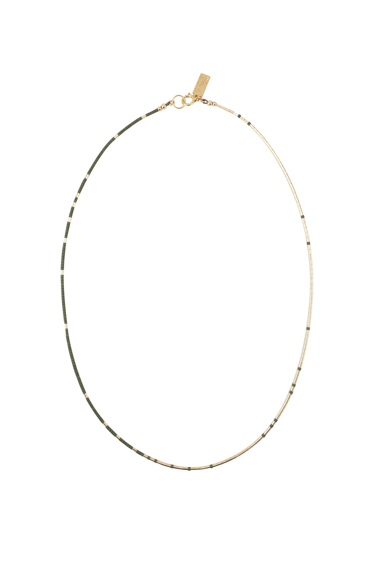 Arche Necklace in Palm by Abacus Row Handmade Jewelry