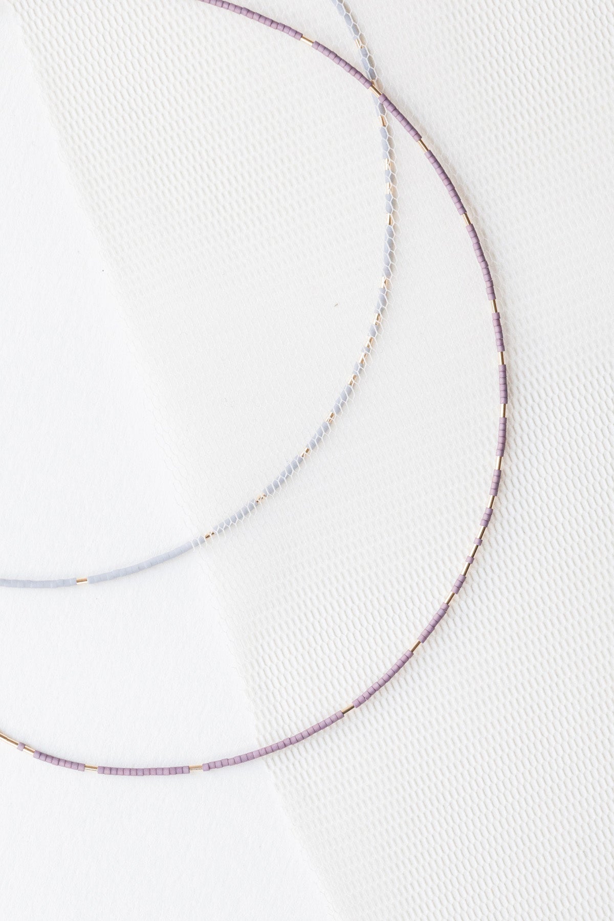 Arche Necklace in Wisteria by Abacus Row Handmade Jewelry