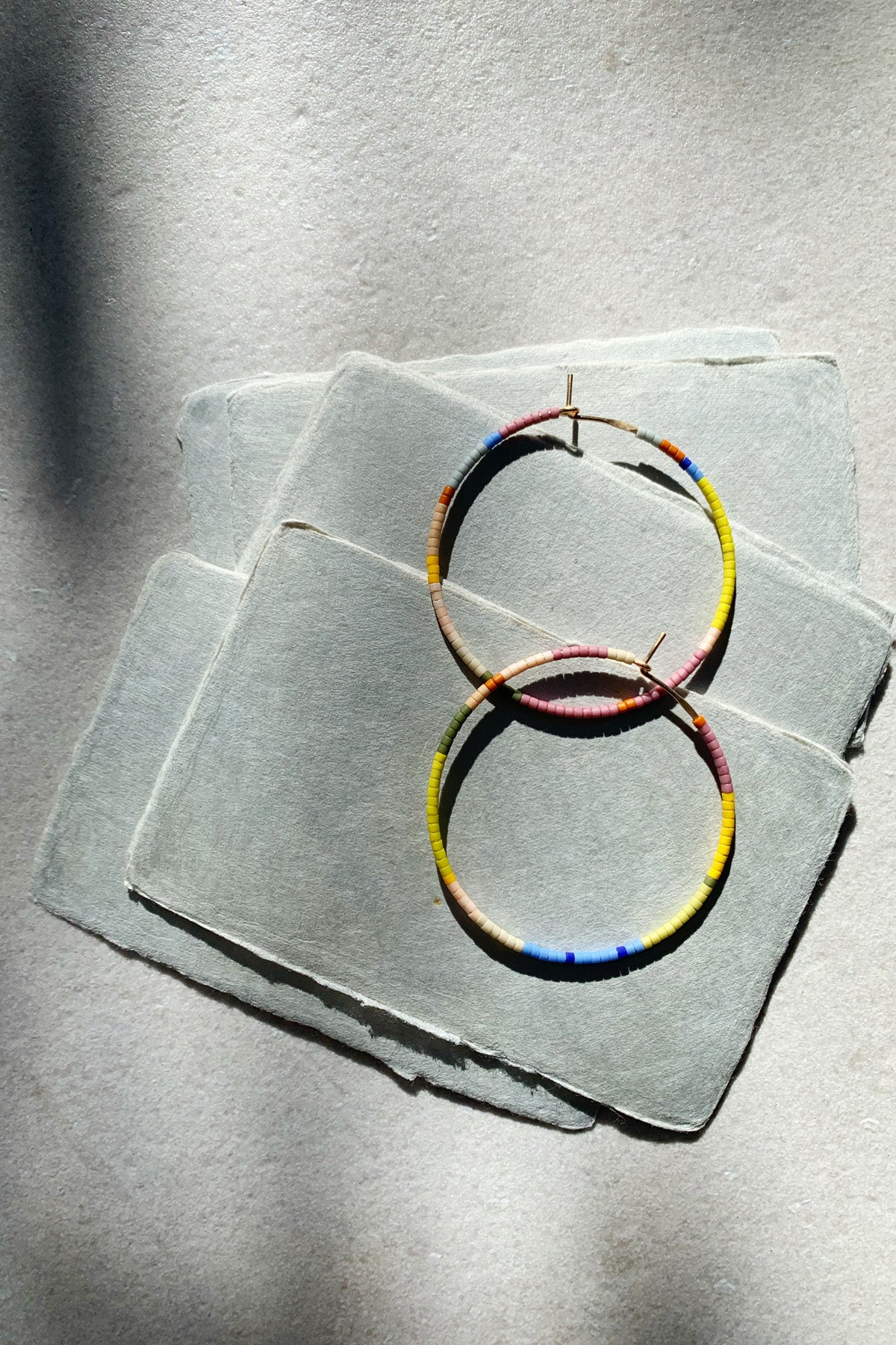 Habitual Hoops, Perennial - Large - Abacus Row Handmade Jewelry